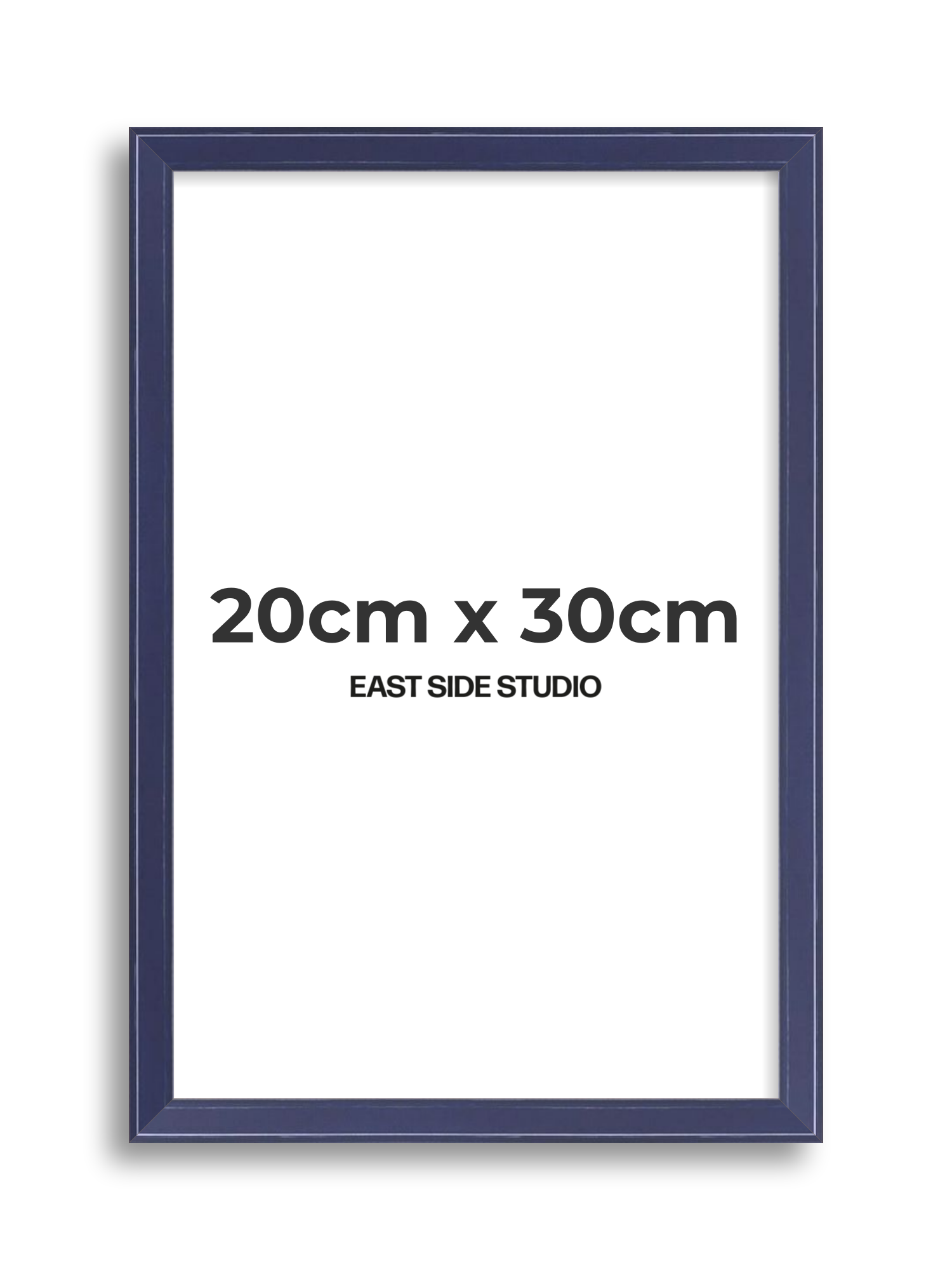 Cobalt Blue Gloss 20cm x 30cm picture frame
