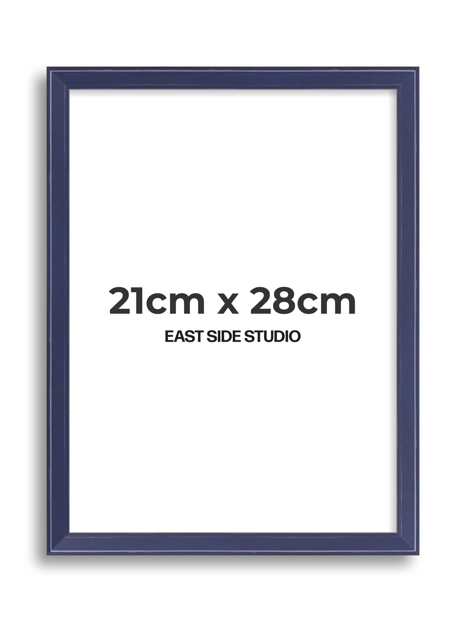 Cobalt Blue Gloss 21cm x 28cm picture frame
