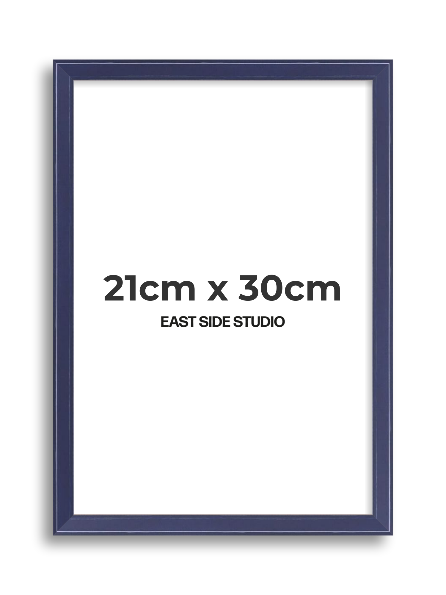 Cobalt Blue Gloss 21cm x 30cm picture frame