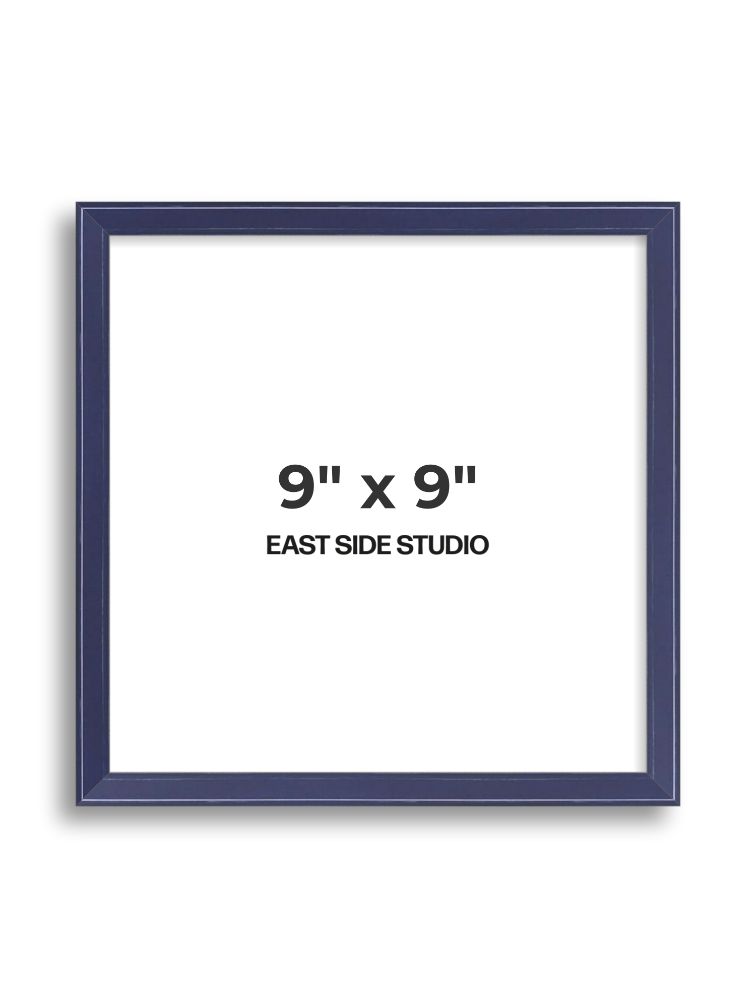 Cobalt Blue Gloss 9" x 9" picture frame