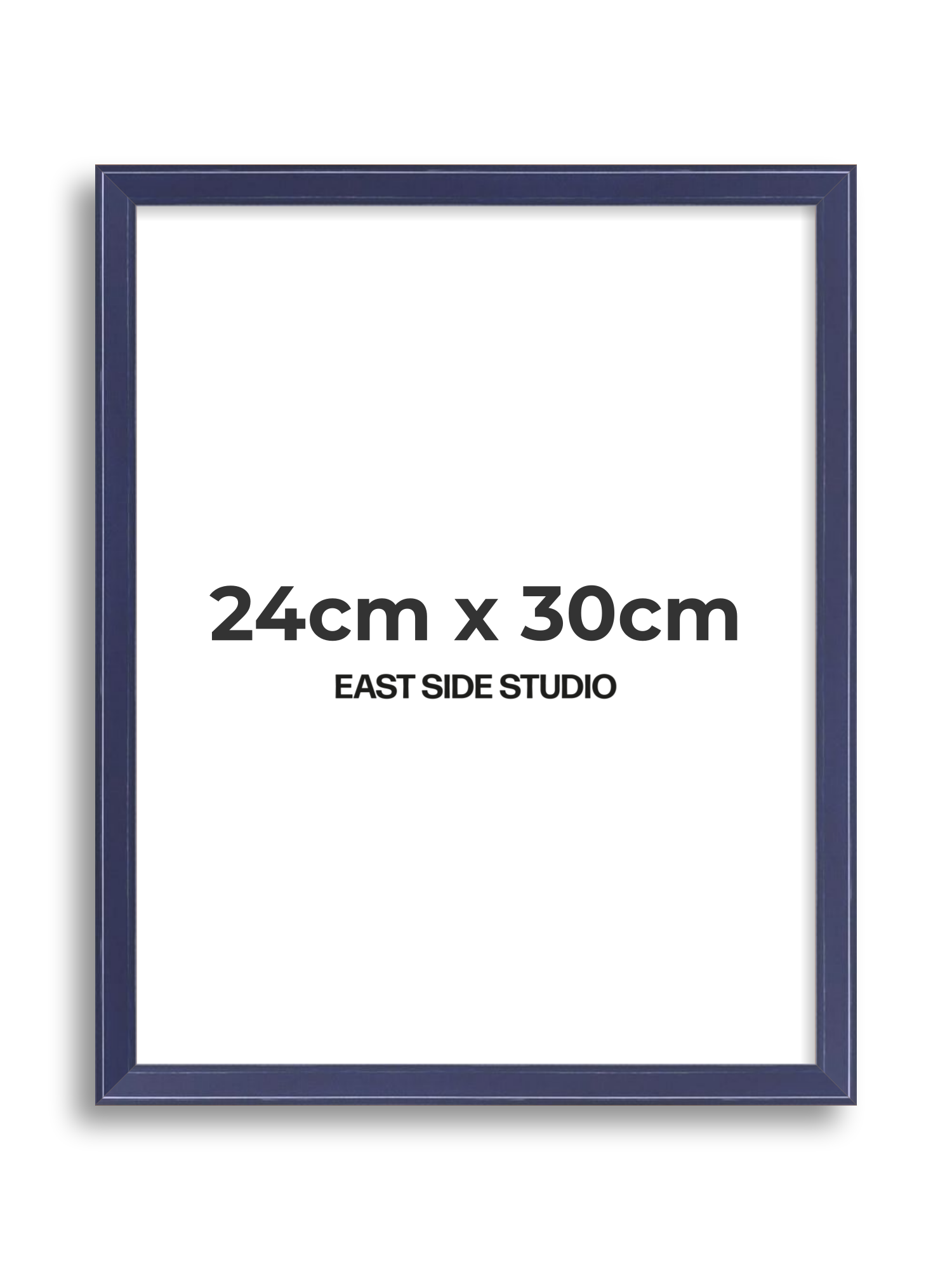 Cobalt Blue Gloss 24cm x 30cm picture frame