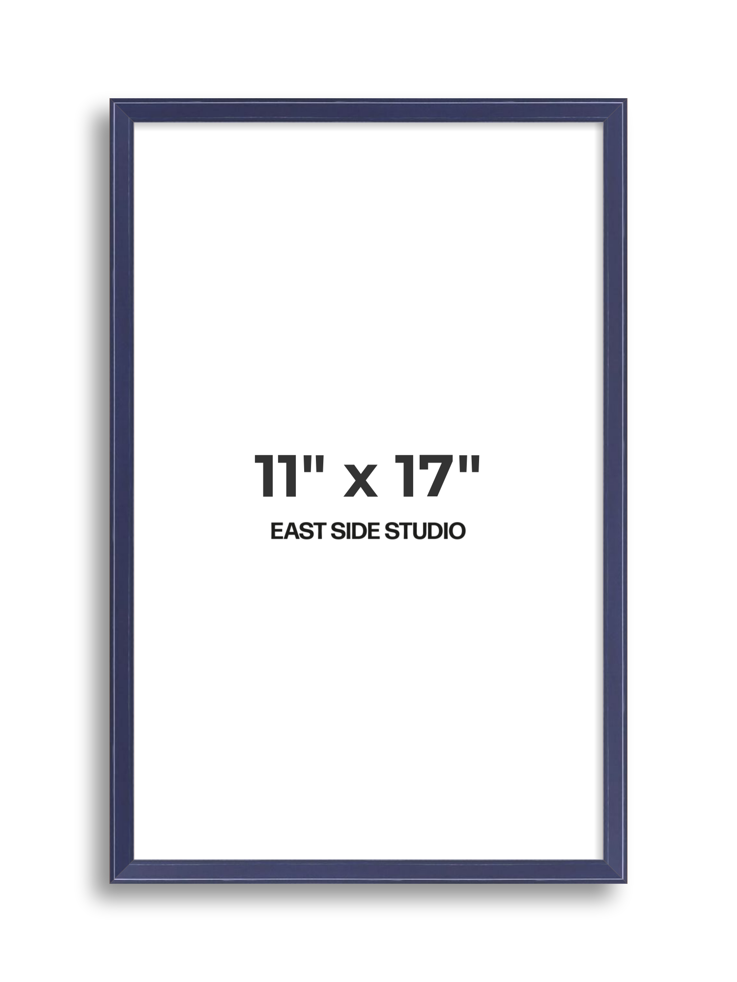 Cobalt Blue Gloss 11" x 17" picture frame