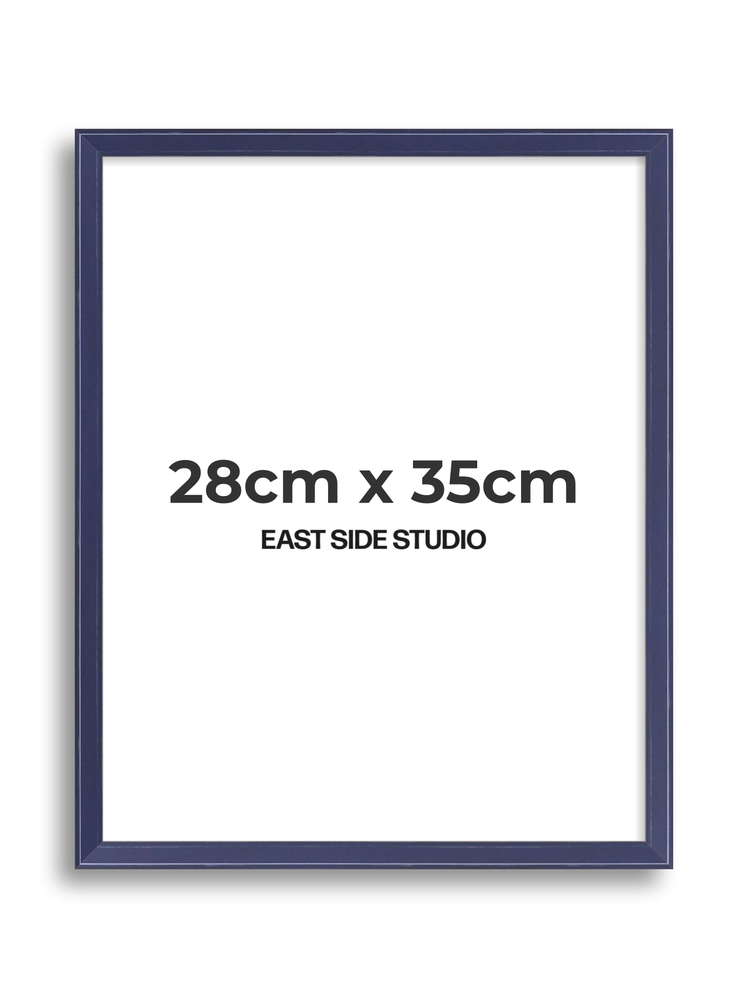 Cobalt Blue Gloss 28cm x 35cm picture frame