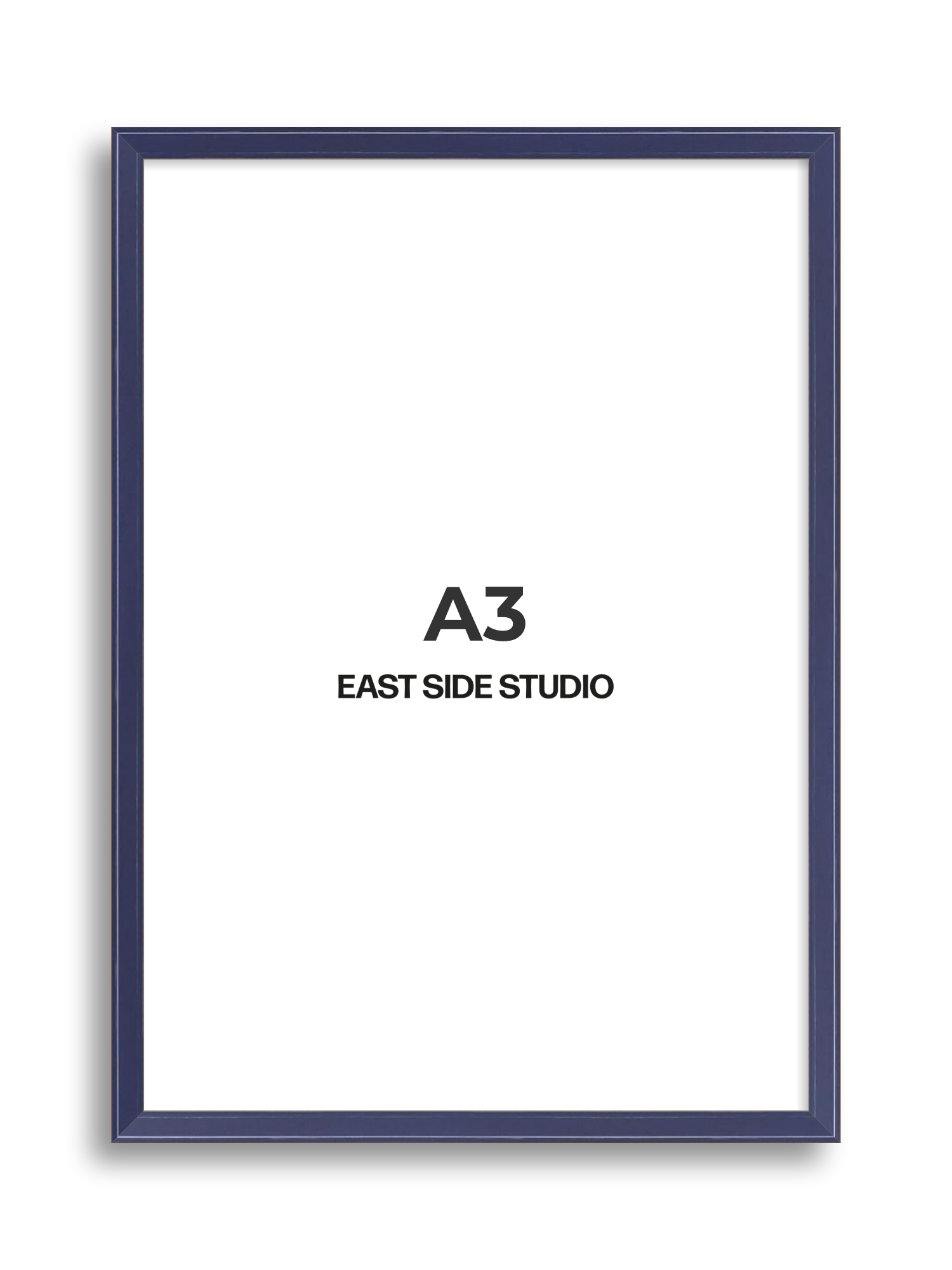 Cobalt Blue Gloss A3 picture frame