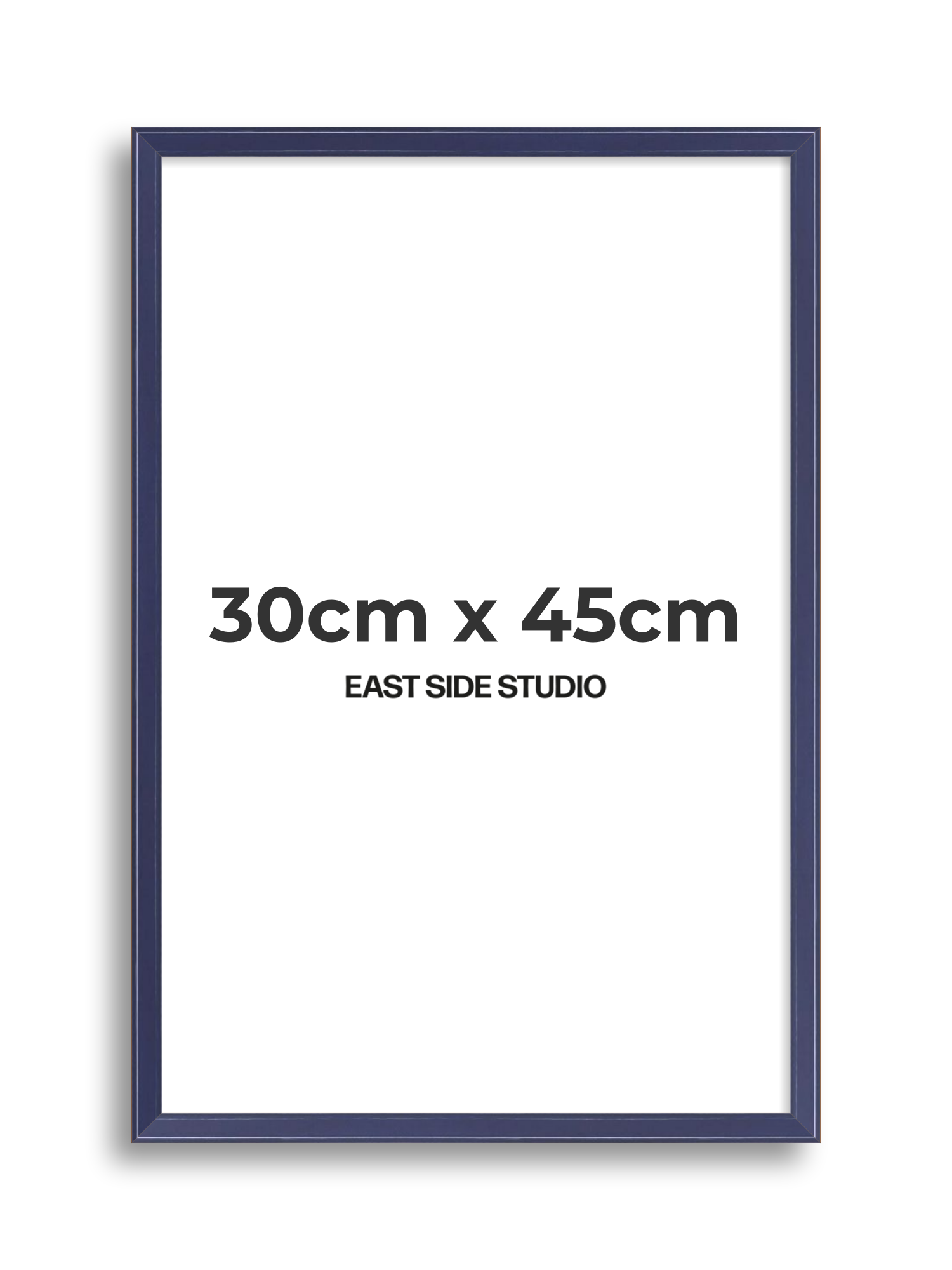 Cobalt Blue Gloss 30cm x 45cm picture frame
