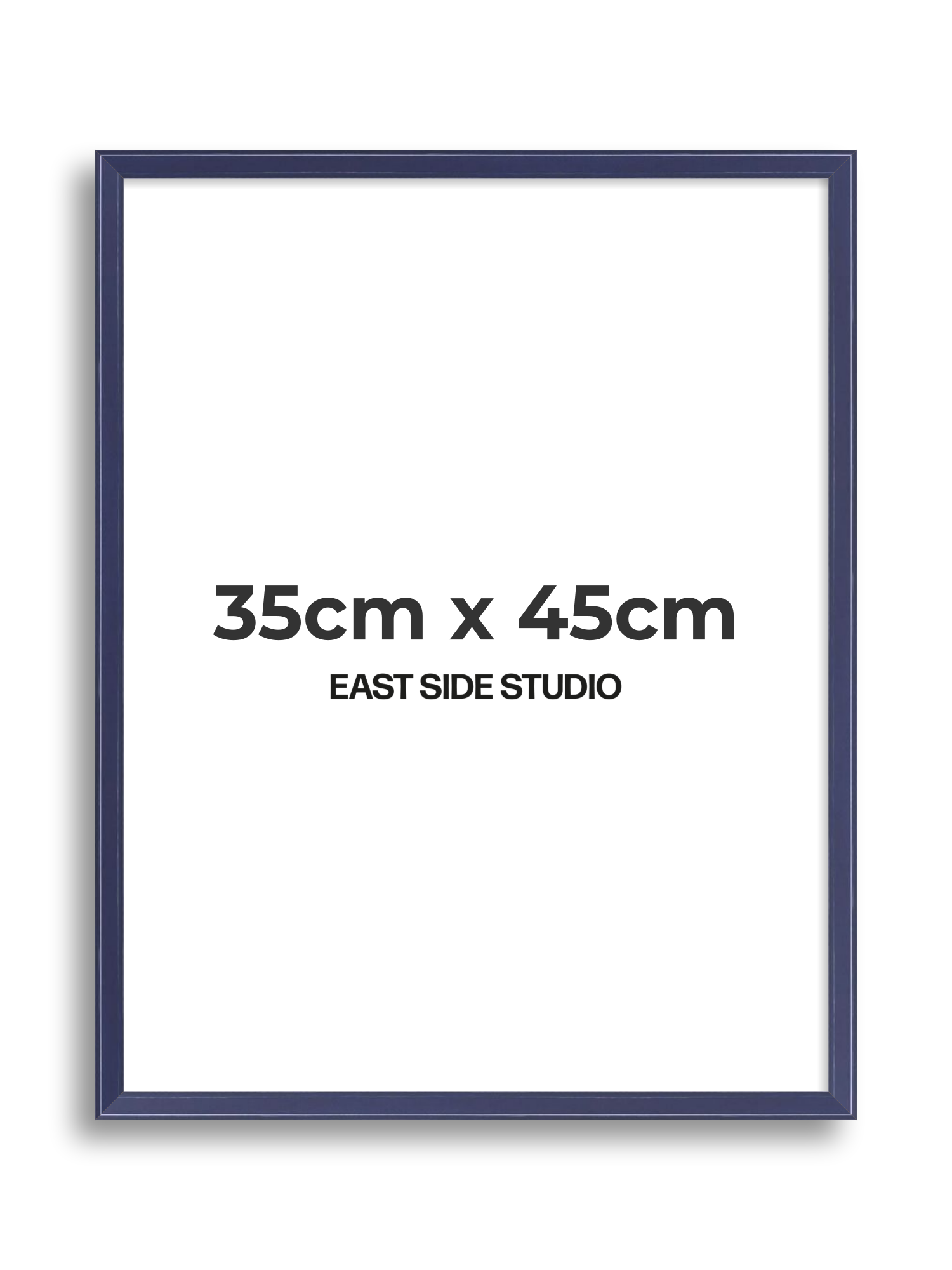 Cobalt Blue Gloss 35cm x 45cm picture frame