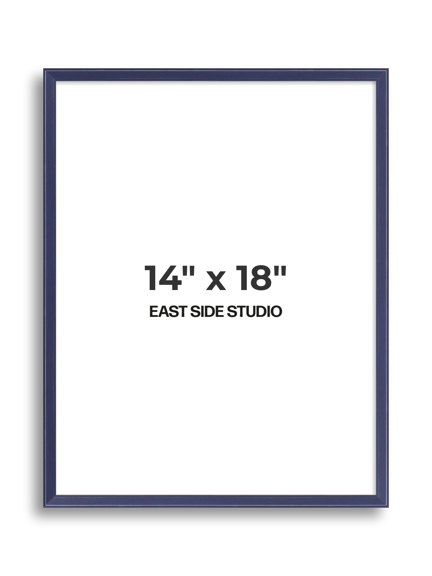 Cobalt Blue Gloss 14" x 18" picture frame