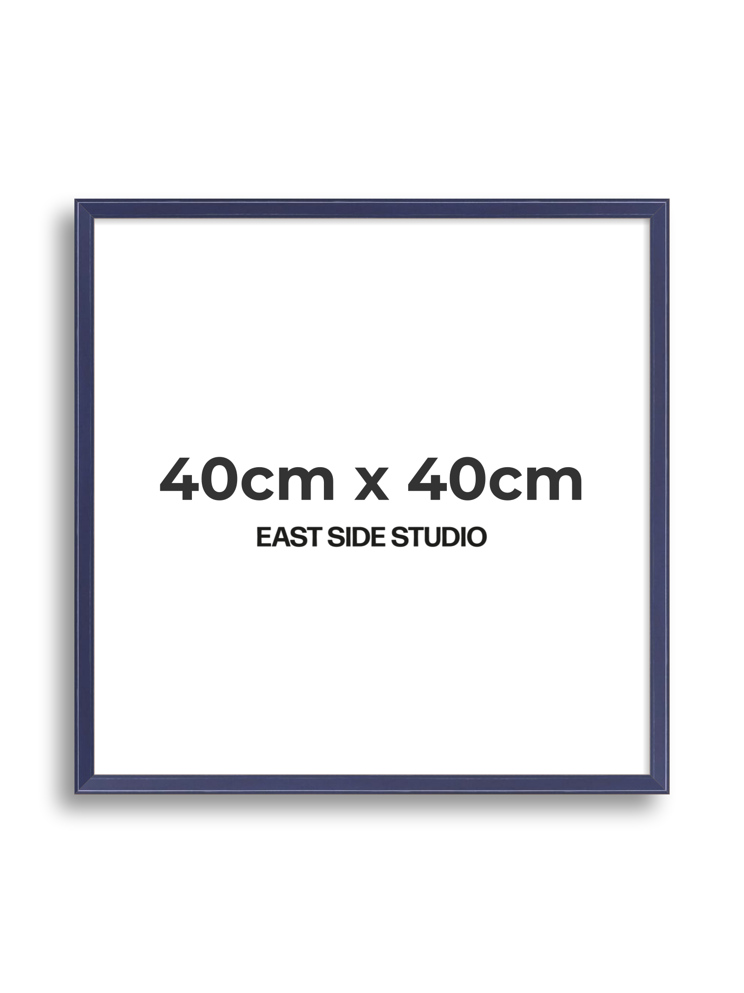 Cobalt Blue Gloss 40cm x 40cm picture frame