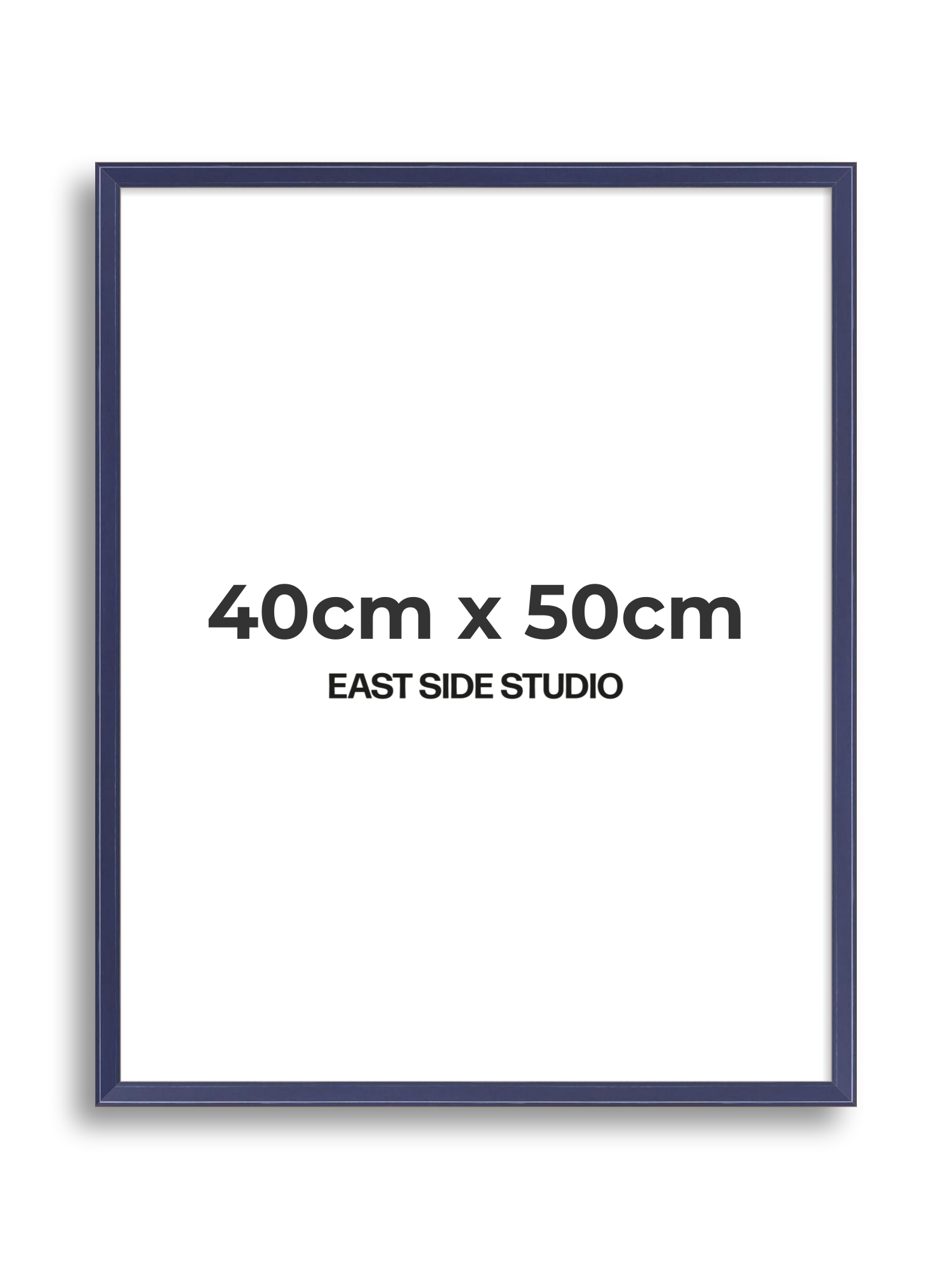 Cobalt Blue Gloss 40cm x 50cm picture frame
