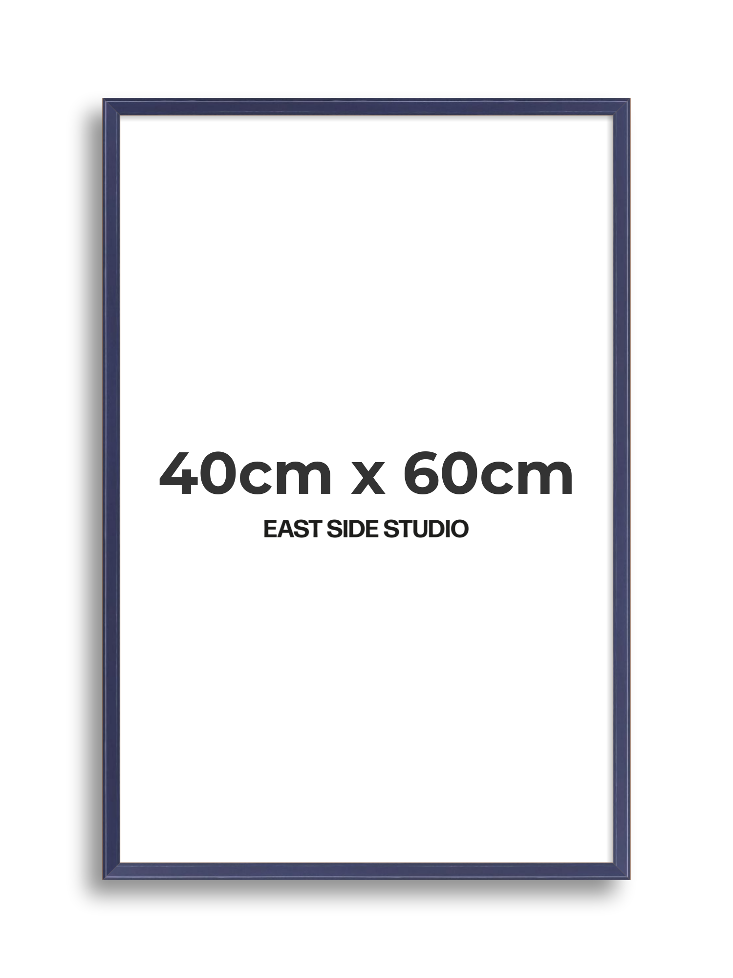 Cobalt Blue Gloss 40cm x 60cm picture frame