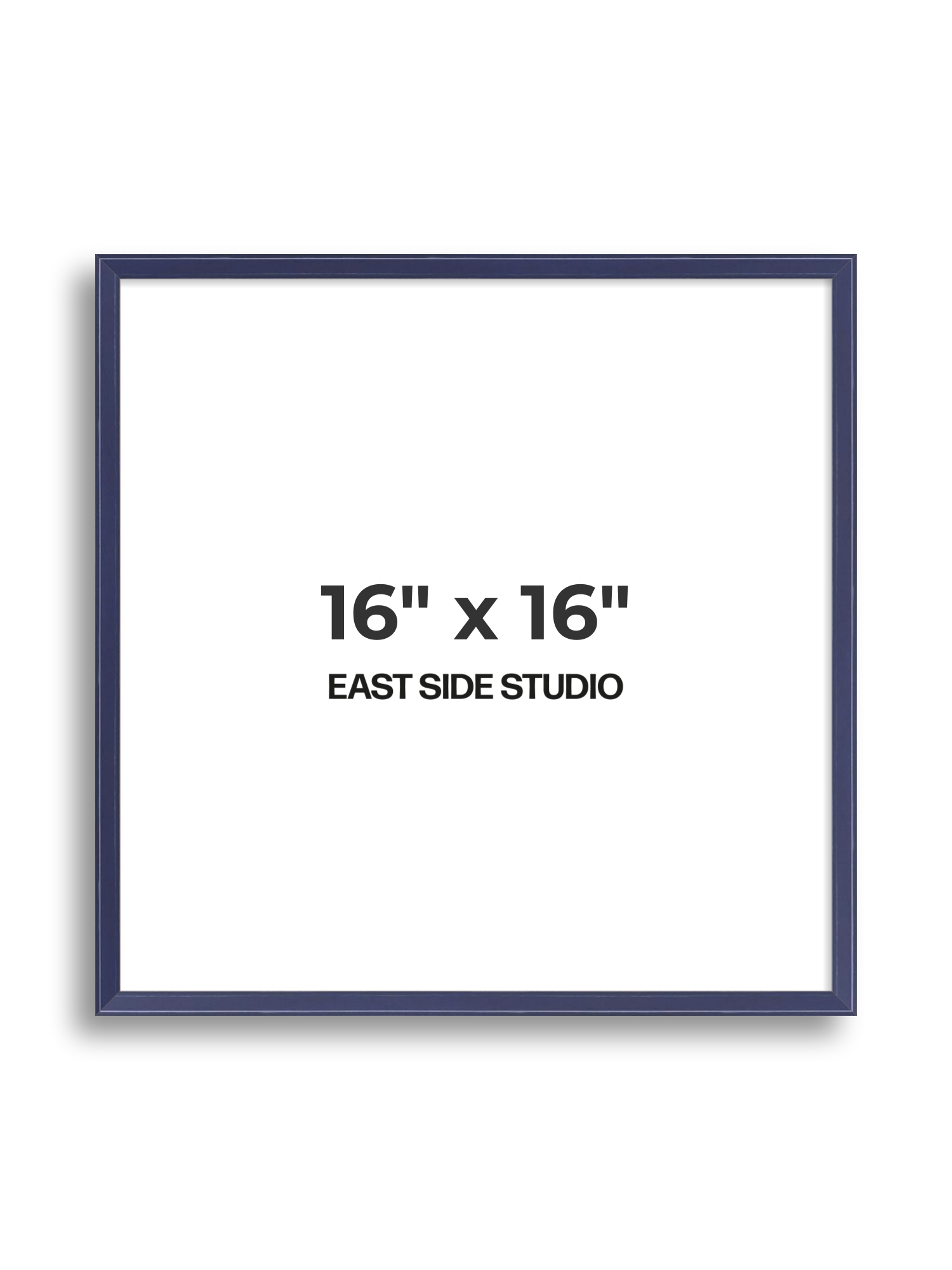 Cobalt Blue Gloss 16" x 16" picture frame