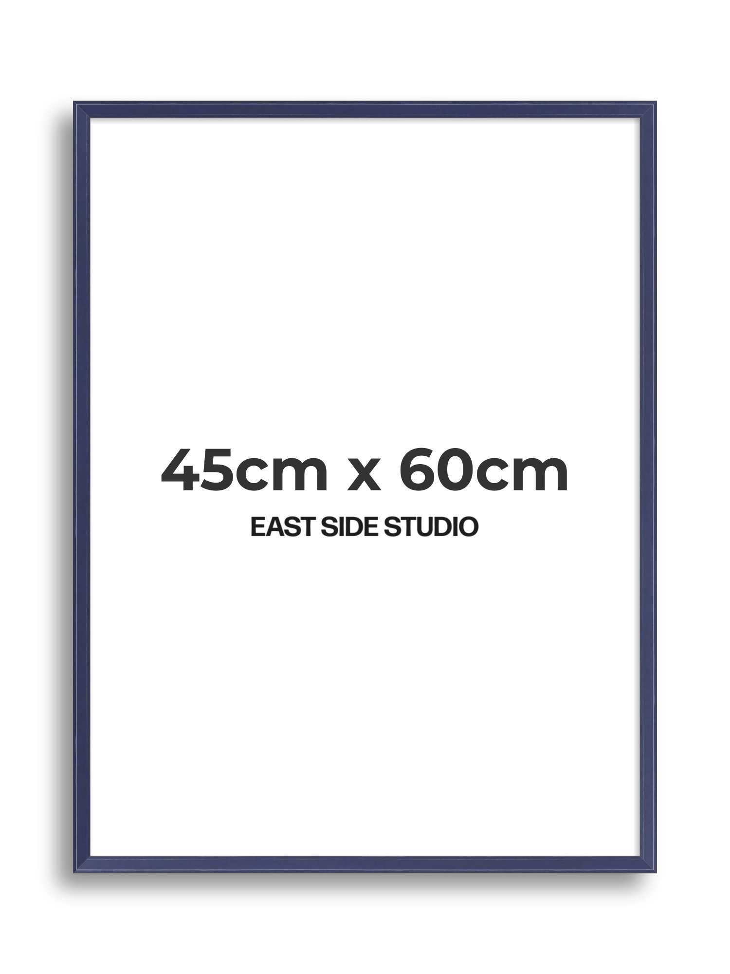Cobalt Blue Gloss 45cm x 60cm picture frame