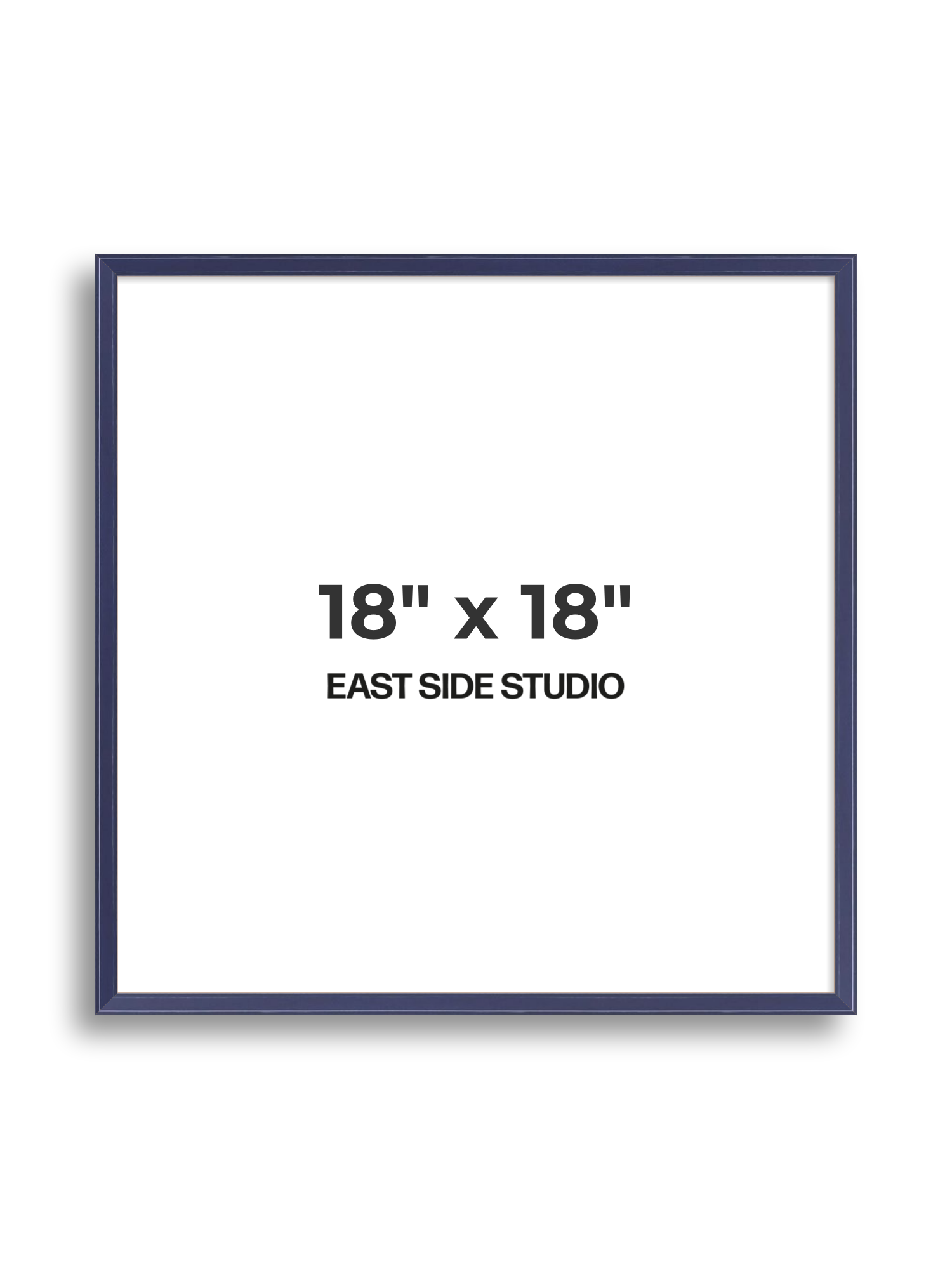 Cobalt Blue Gloss 18" x 18" picture frame