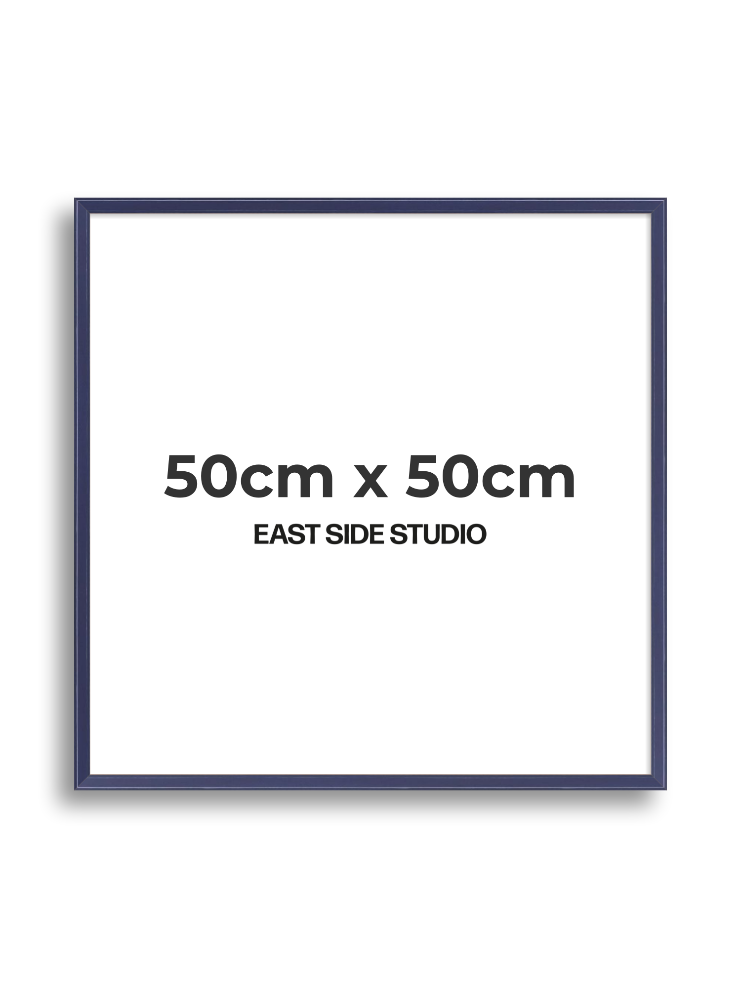 Cobalt Blue Gloss 50cm x 50cm picture frame