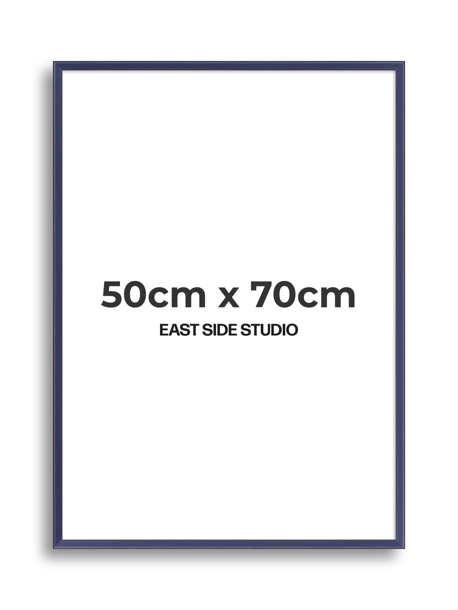 Cobalt Blue Gloss 50cm x 70cm picture frame