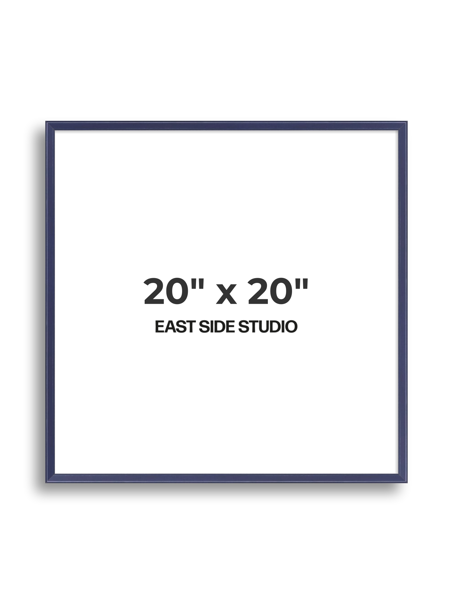 Cobalt Blue Gloss 20" x 20" picture frame