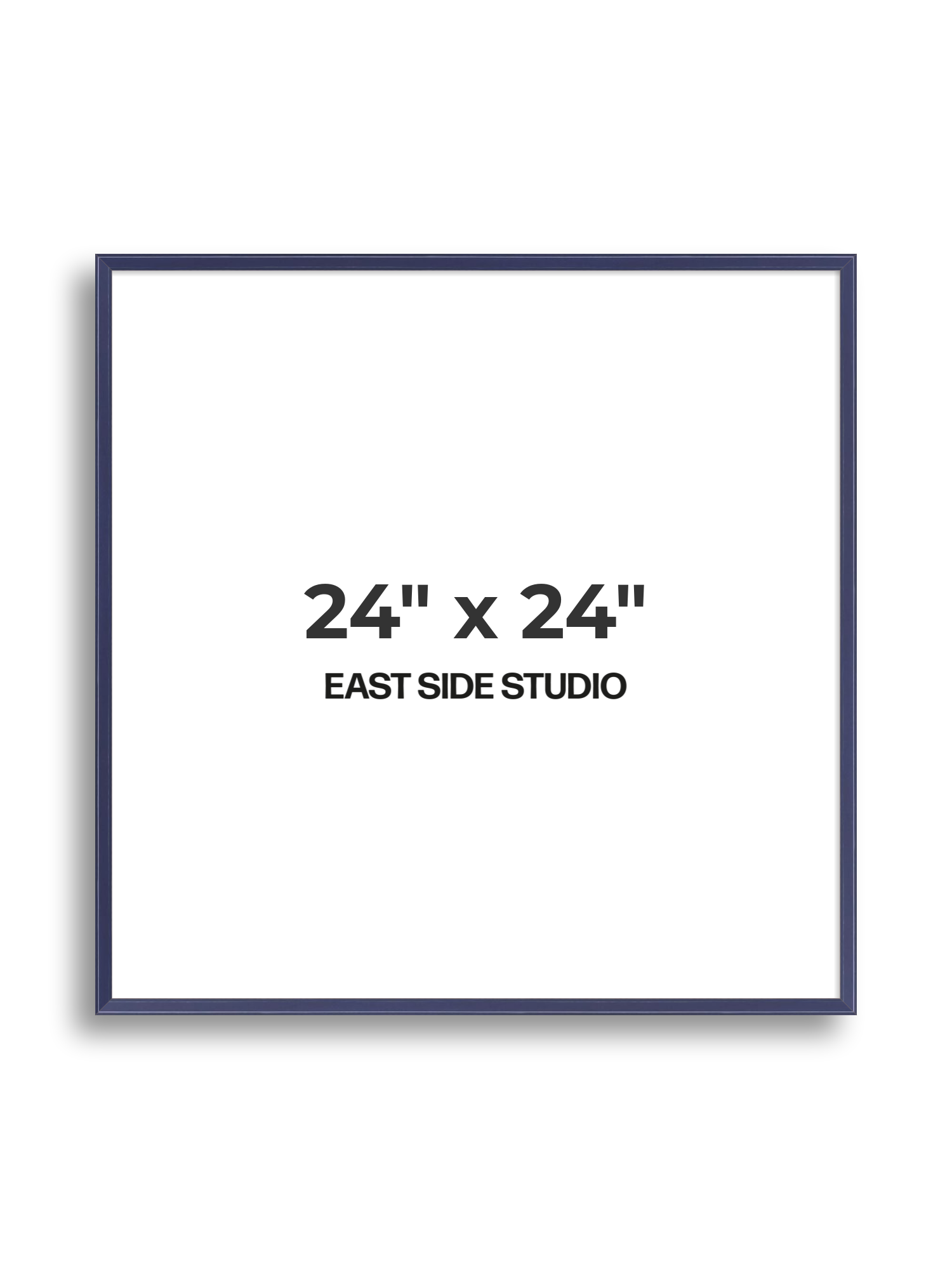 Cobalt Blue Gloss 24" x 24" picture frame