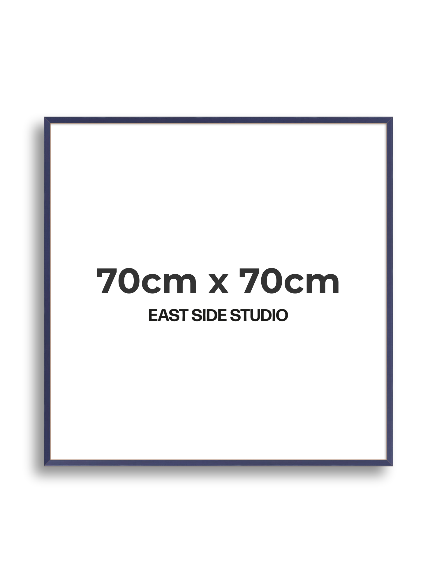 Cobalt Blue Gloss 70cm x 70cm picture frame
