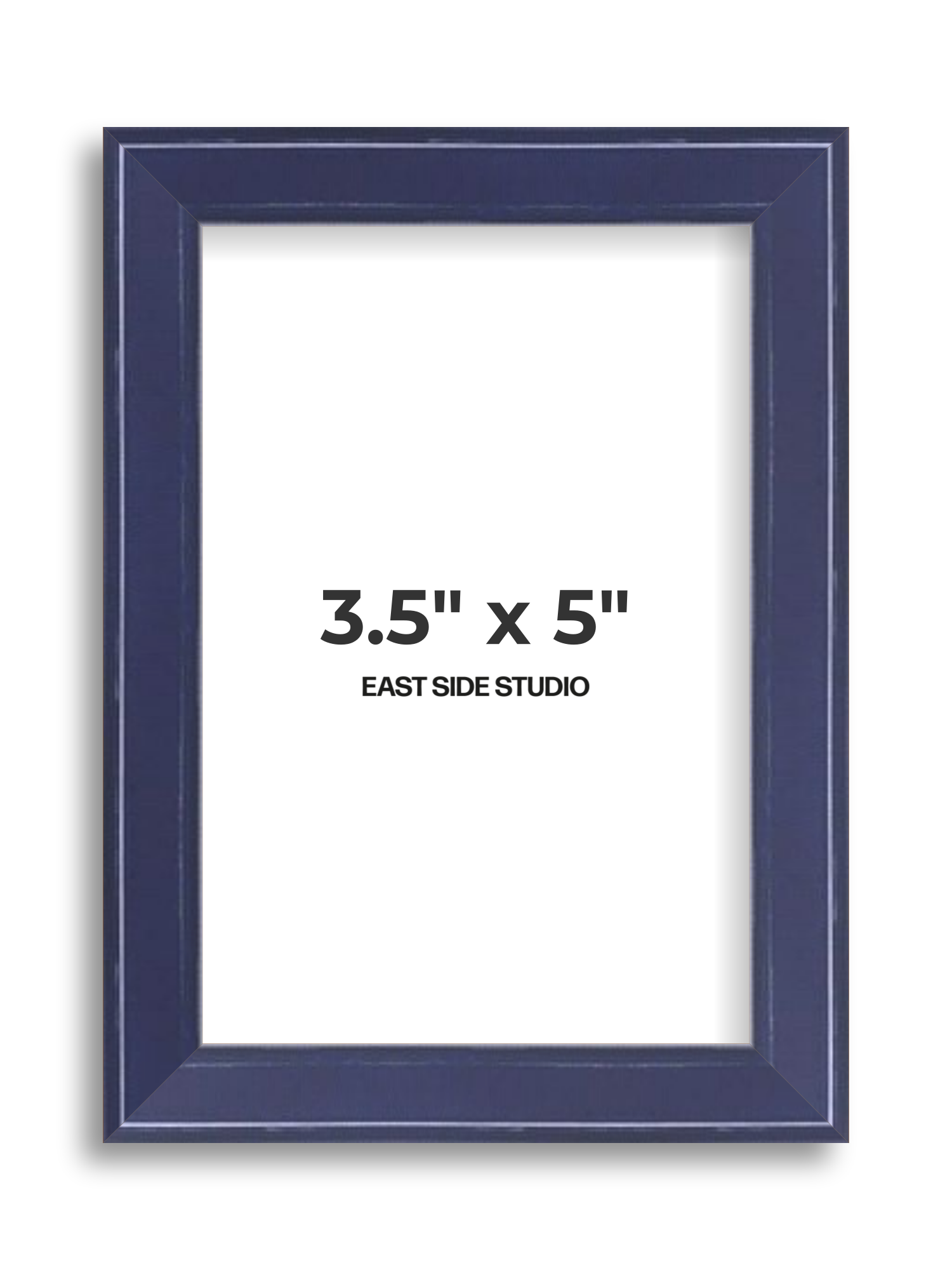 Cobalt Blue Gloss 3.5" x 5" picture frame