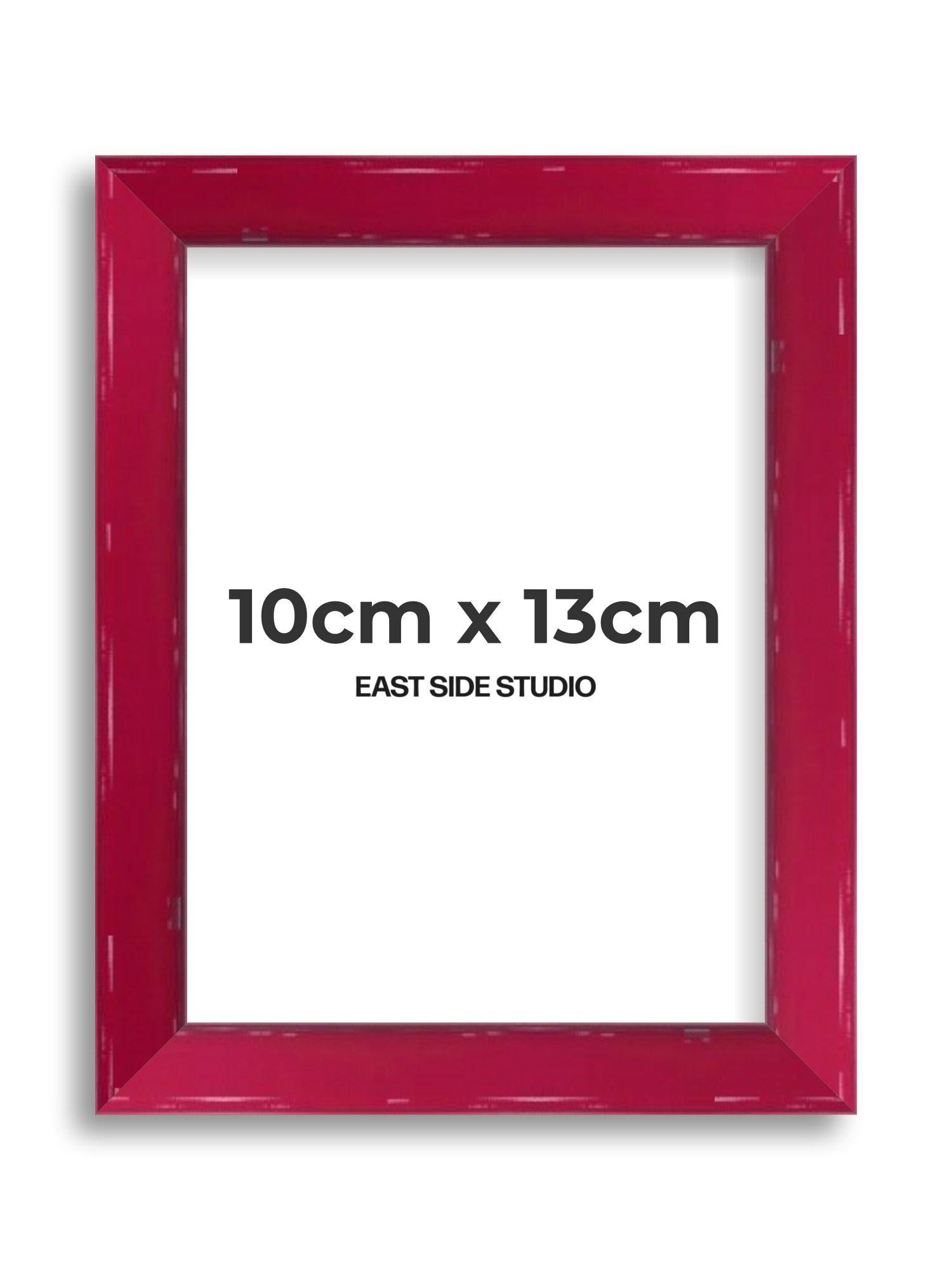 Crimson Red Gloss 10cm x 13cm picture frame