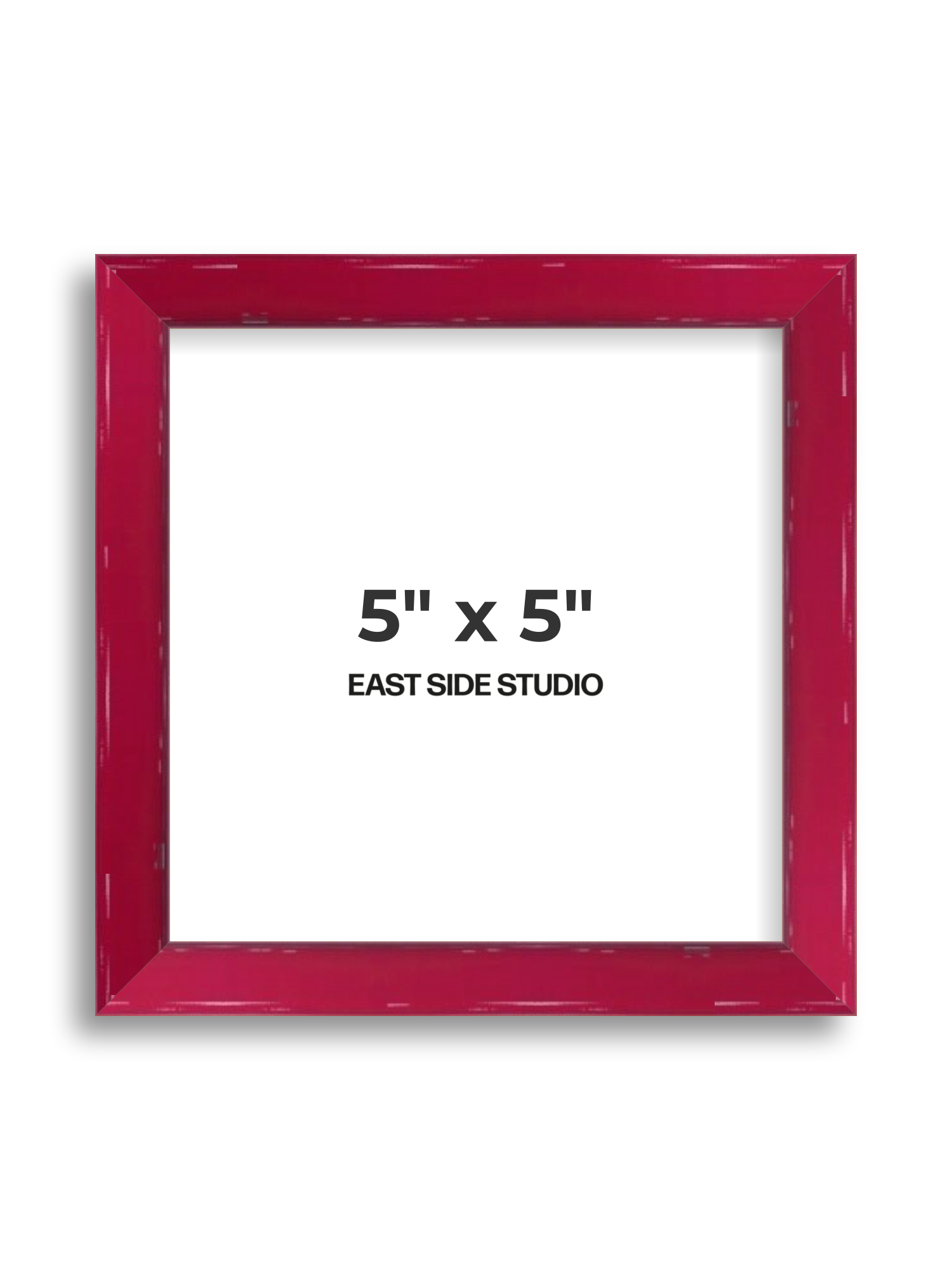 Crimson Red Gloss 5" x 5" picture frame