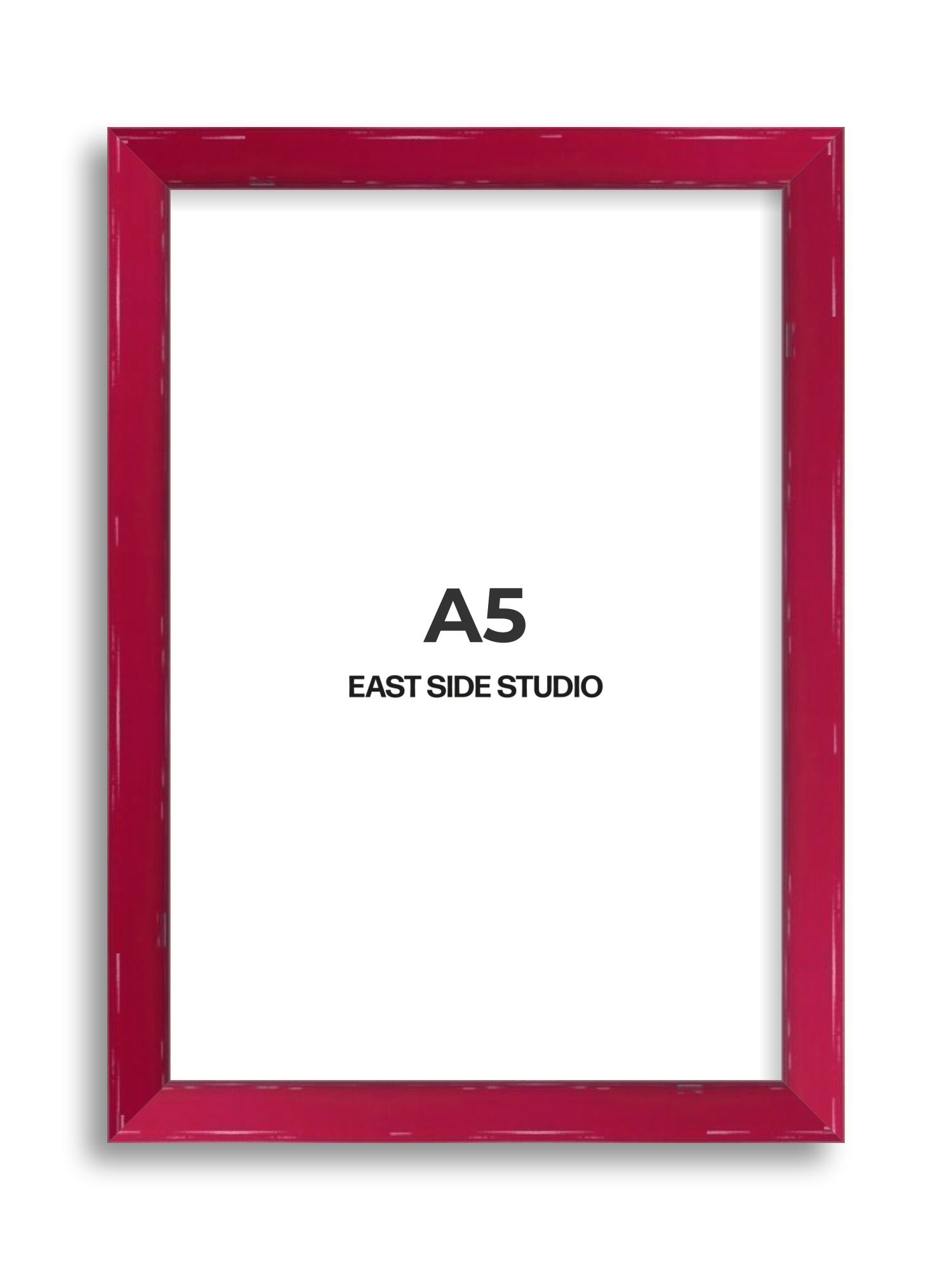 Crimson Red Gloss A5 picture frame