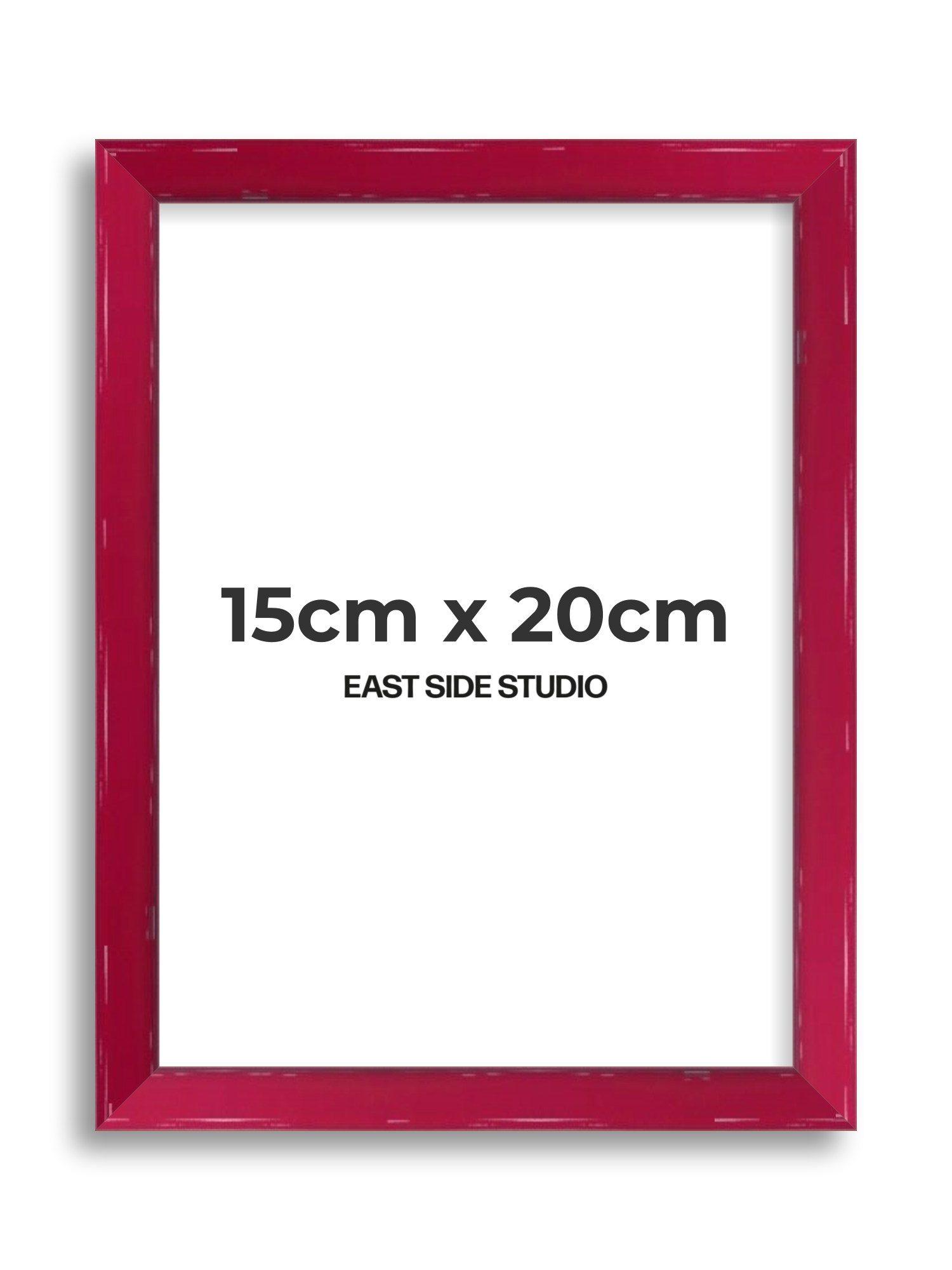 Crimson Red Gloss 15cm x 20cm picture frame