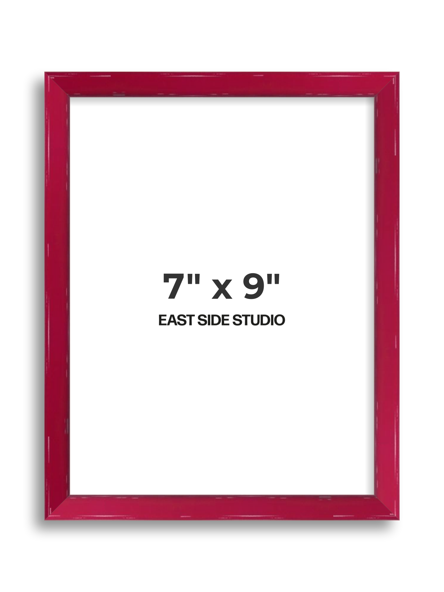 Crimson Red Gloss 7" x 9" picture frame