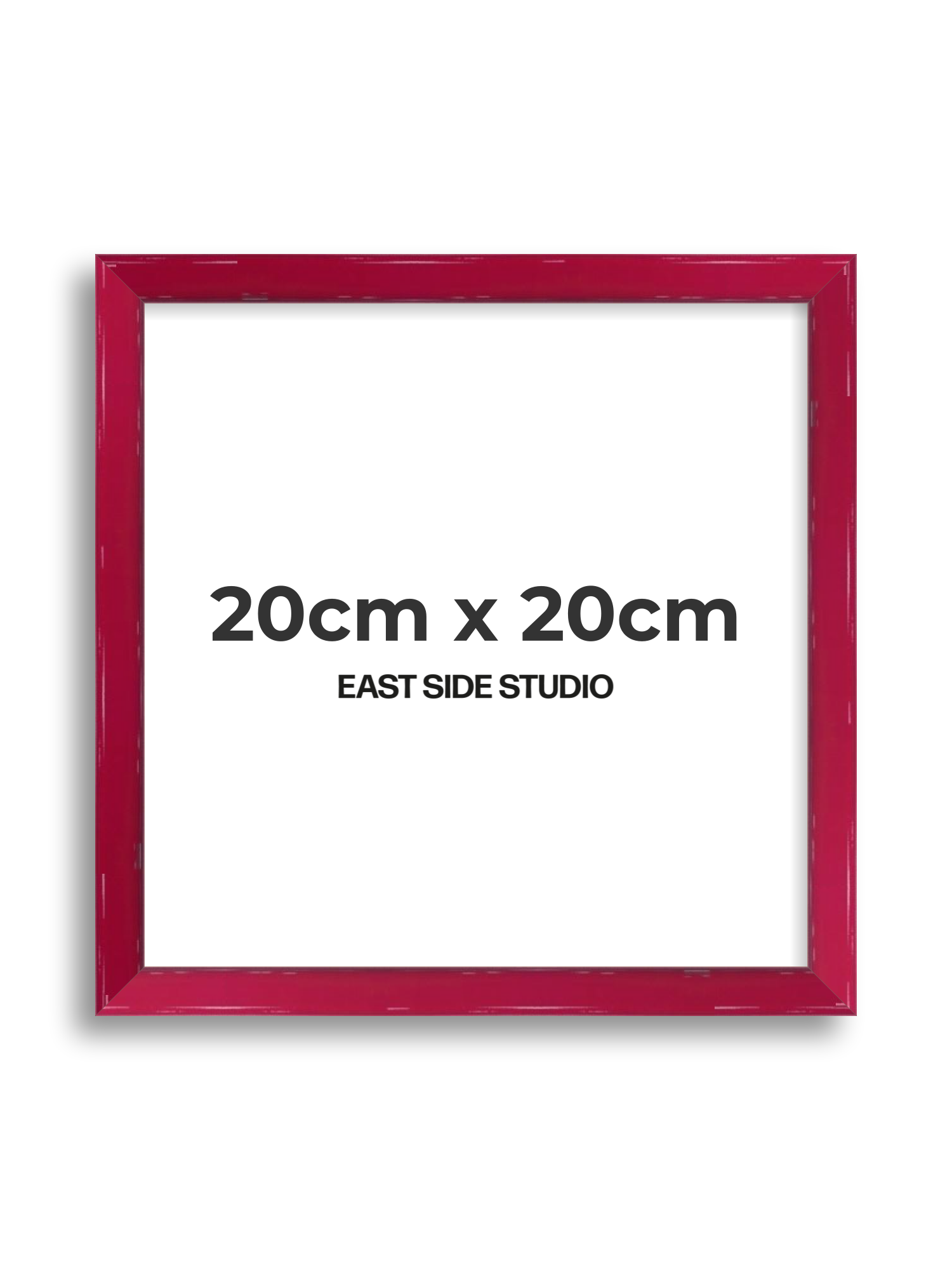 Crimson Red Gloss 20cm x 20cm picture frame