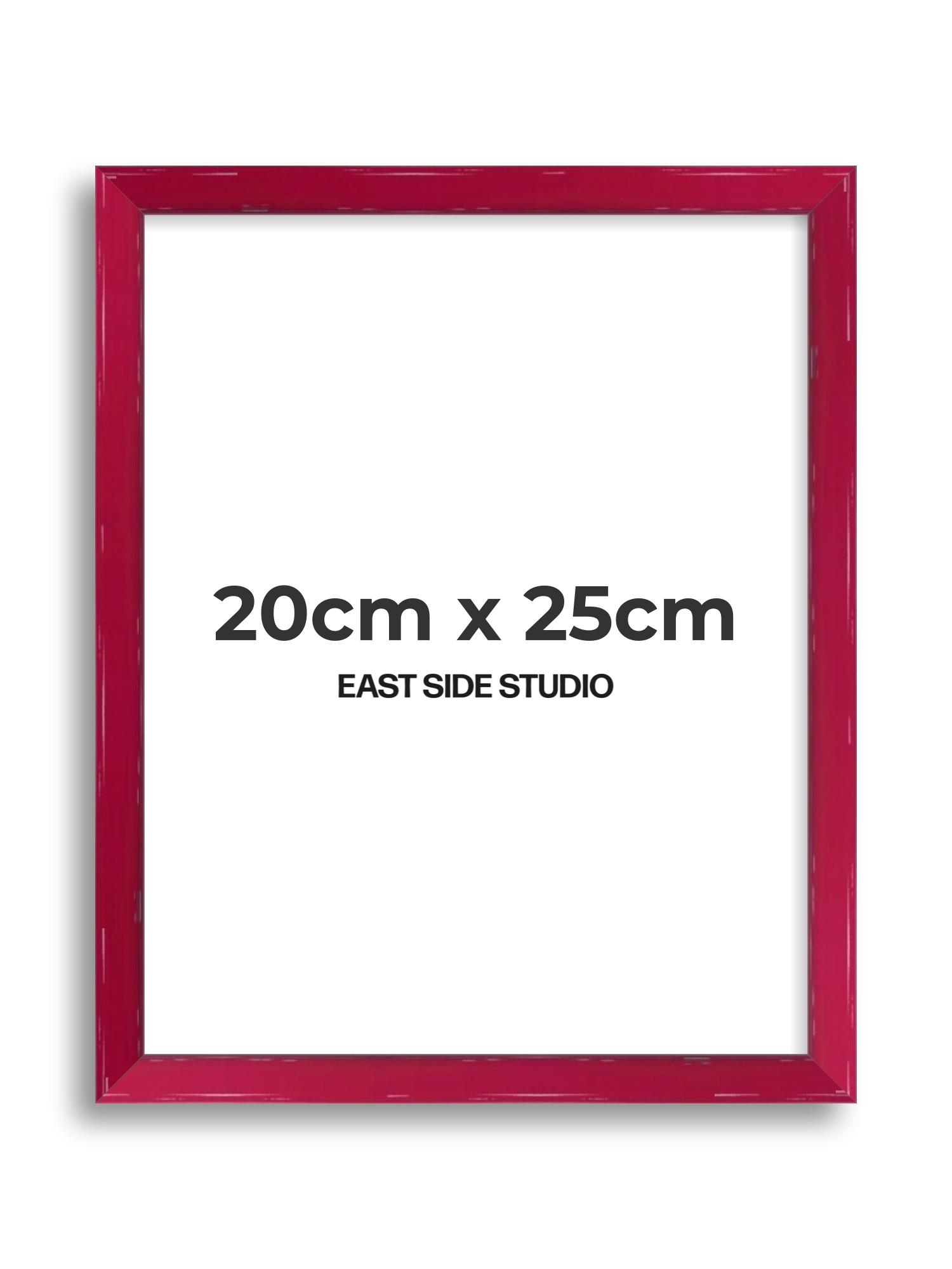 Crimson Red Gloss 20cm x 25cm picture frame