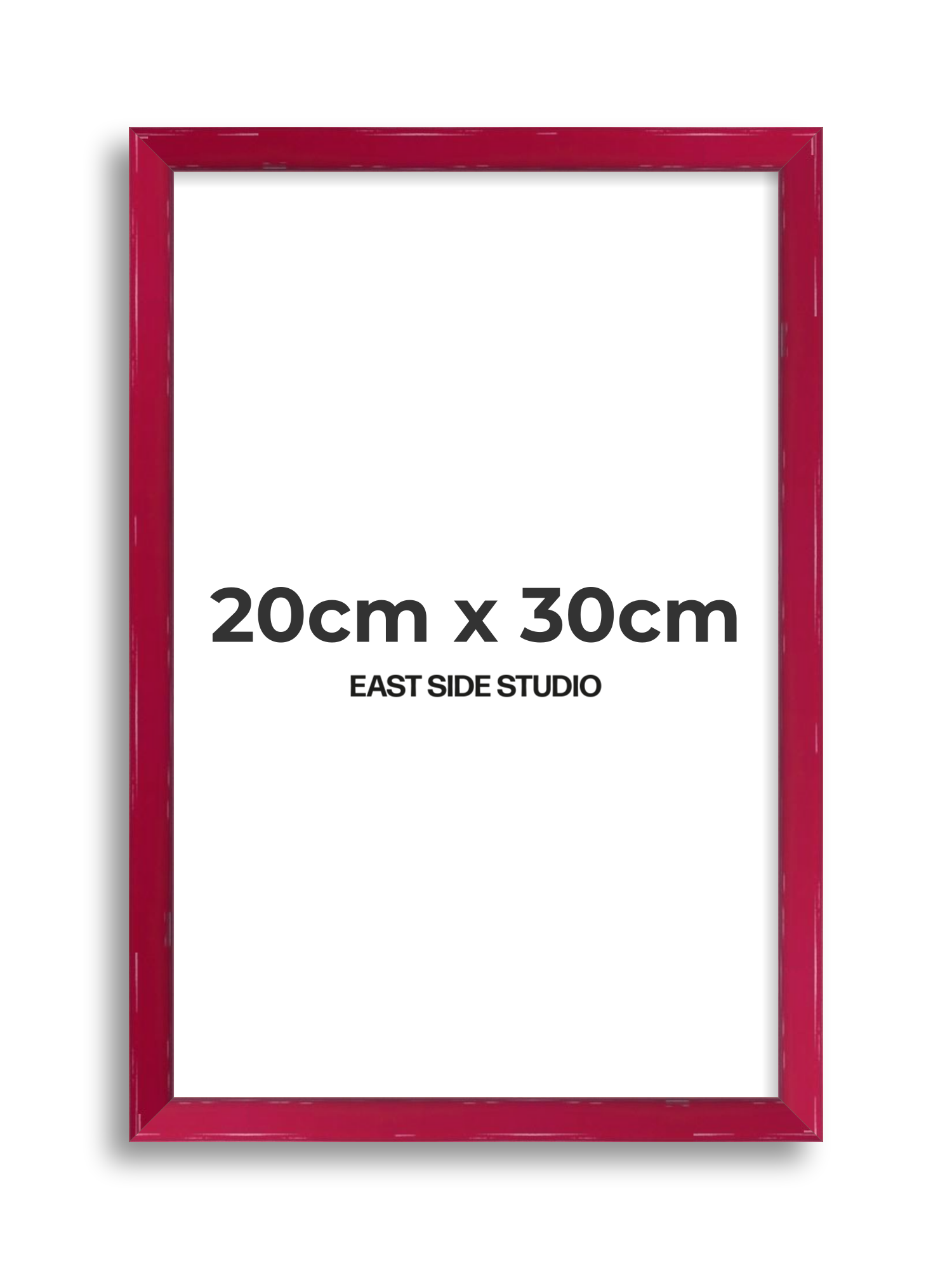 Crimson Red Gloss 20cm x 30cm picture frame
