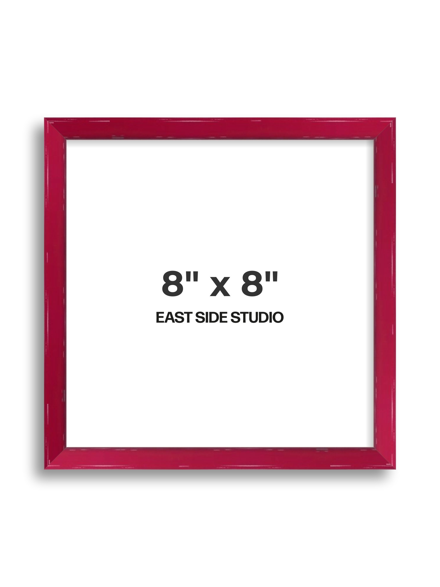 Crimson Red Gloss 8" x 8" picture frame
