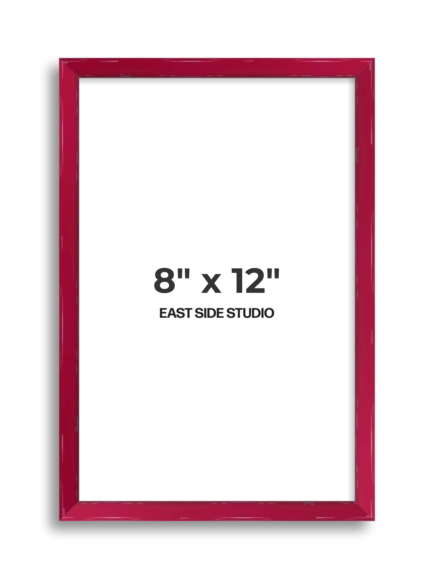 Crimson Red Gloss 8" x 12" picture frame