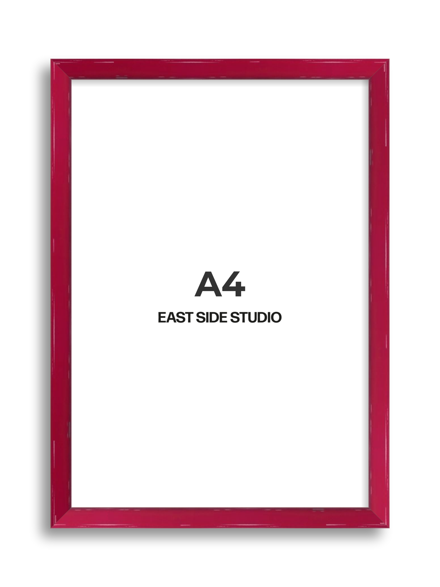 Crimson Red Gloss A4 picture frame