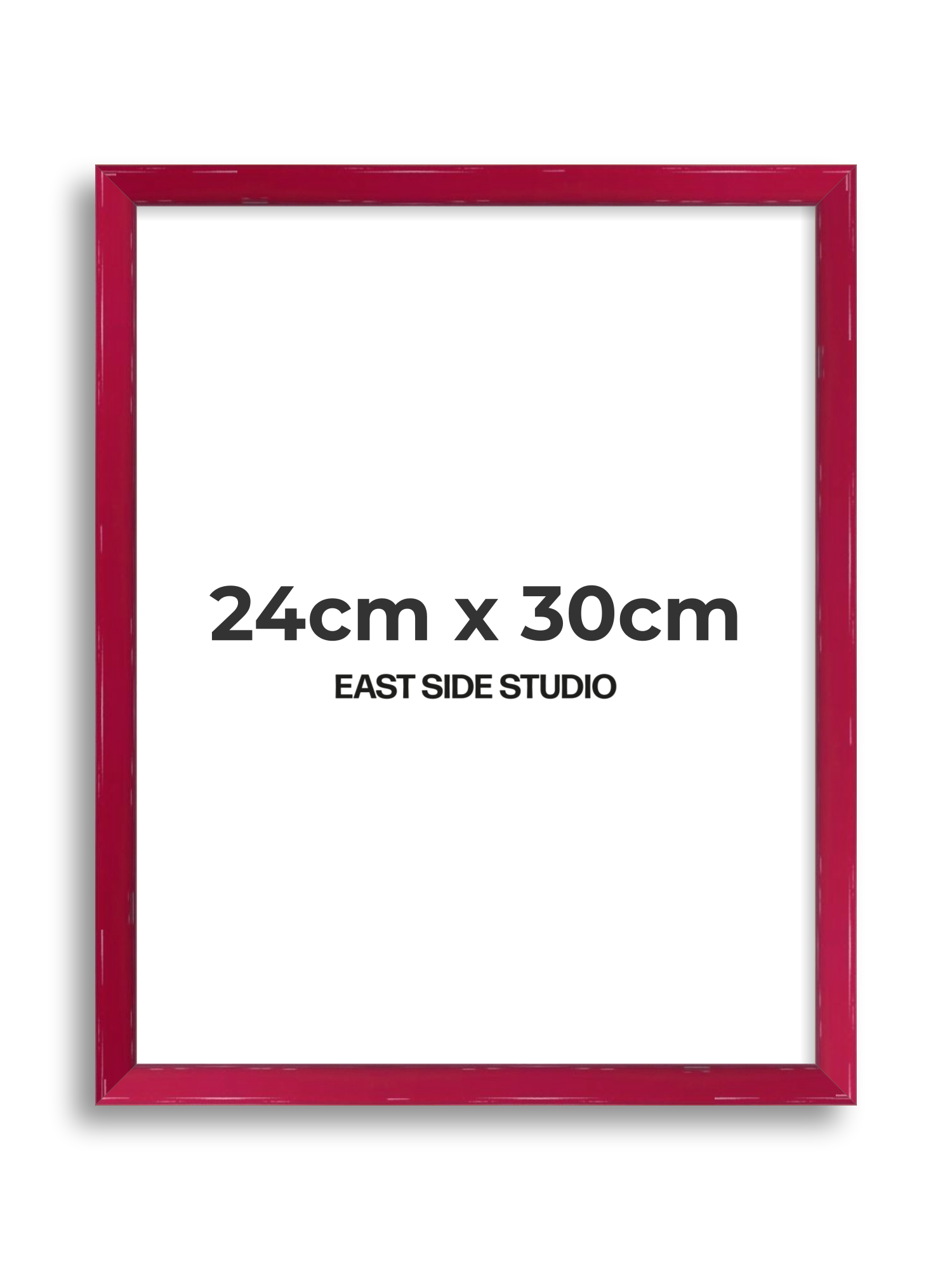 Crimson Red Gloss 24cm x 30cm picture frame
