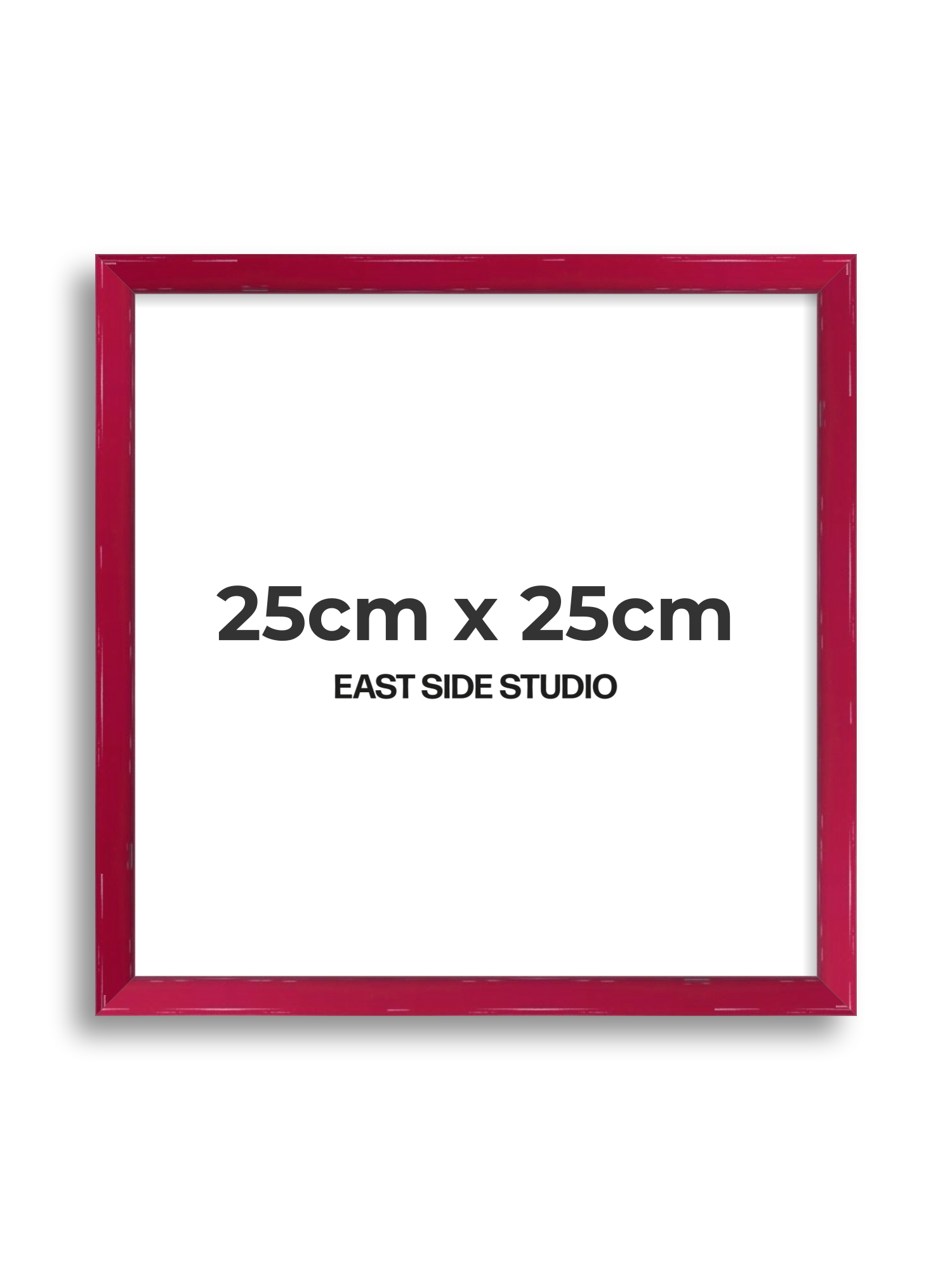 Crimson Red Gloss 25cm x 25cm picture frame