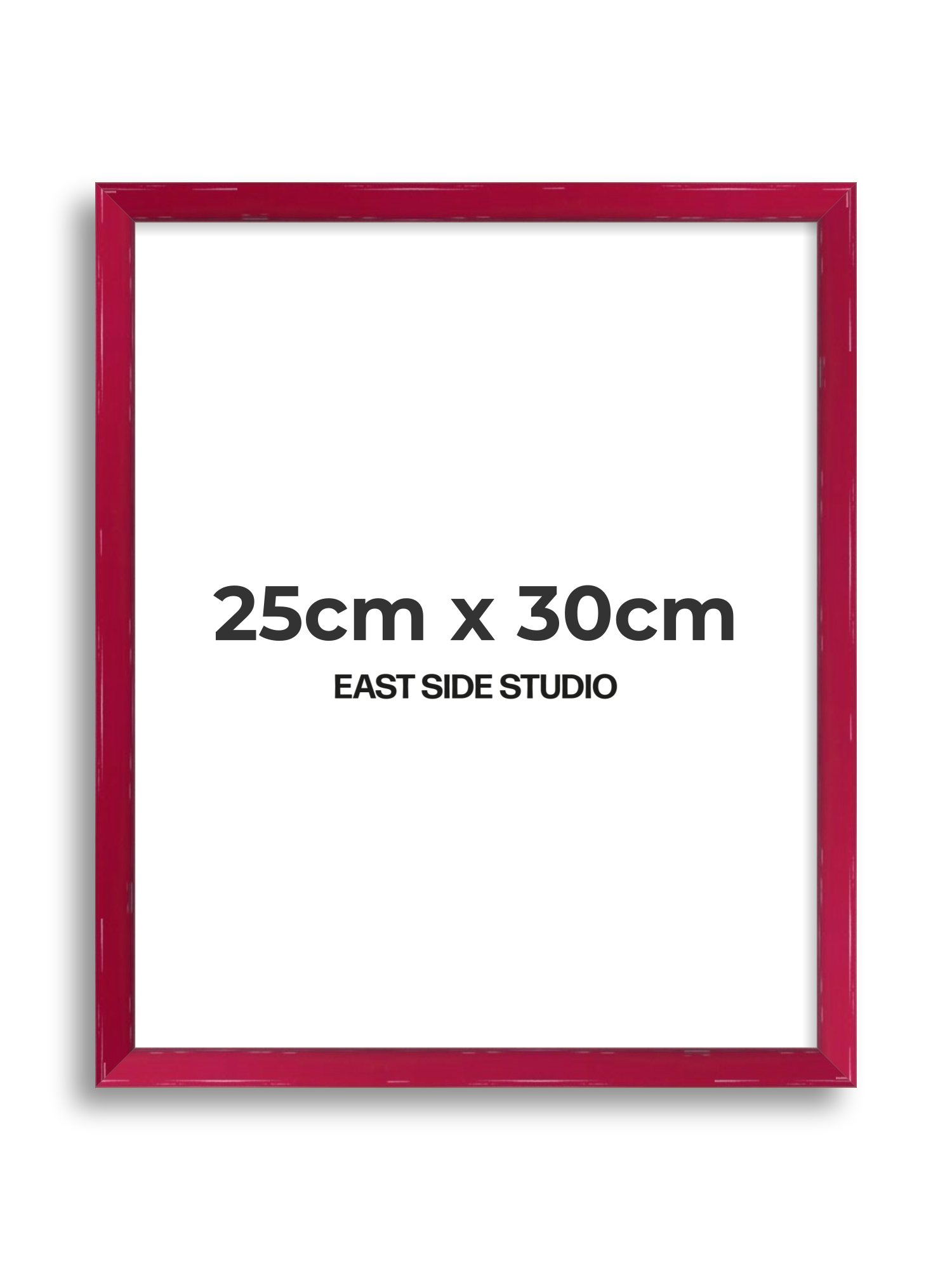 Crimson Red Gloss 25cm x 30cm picture frame