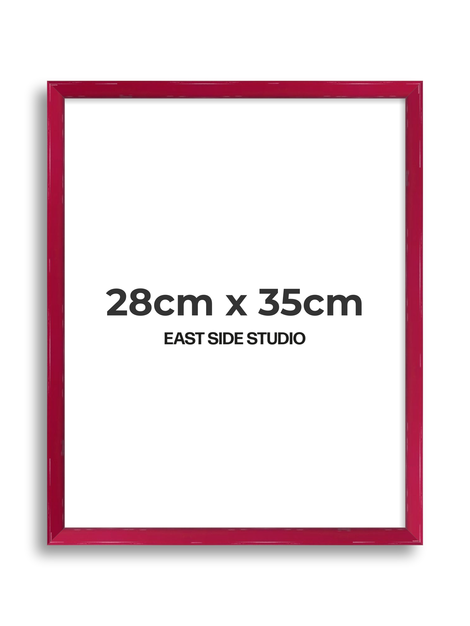 Crimson Red Gloss 28cm x 35cm picture frame