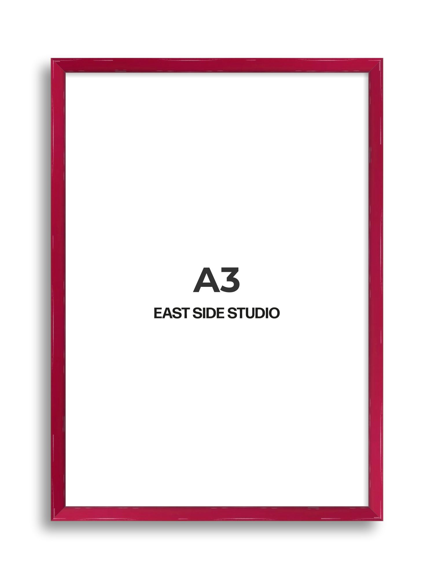 Crimson Red Gloss A3 picture frame
