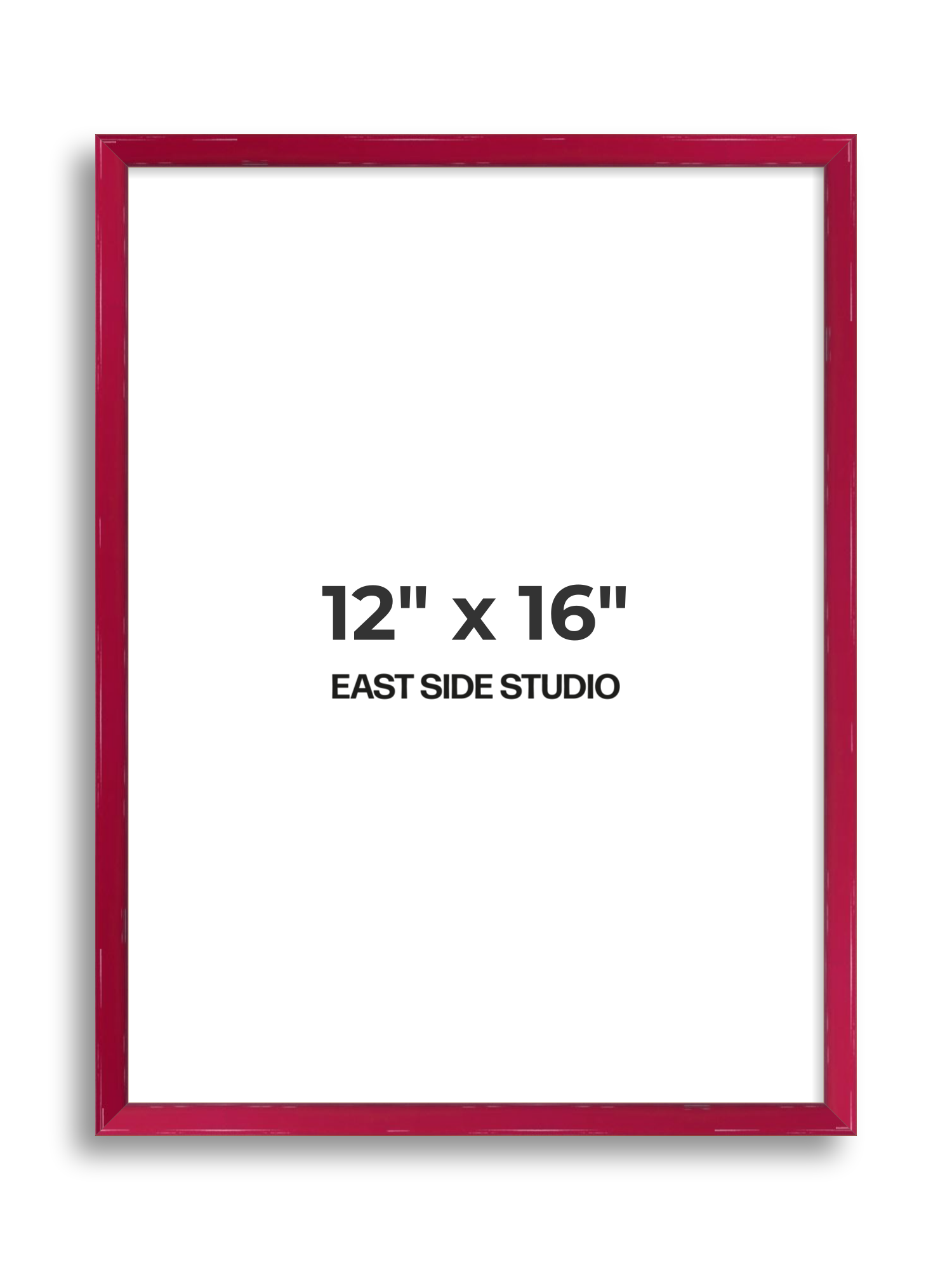 Crimson Red Gloss 12" x 16" picture frame