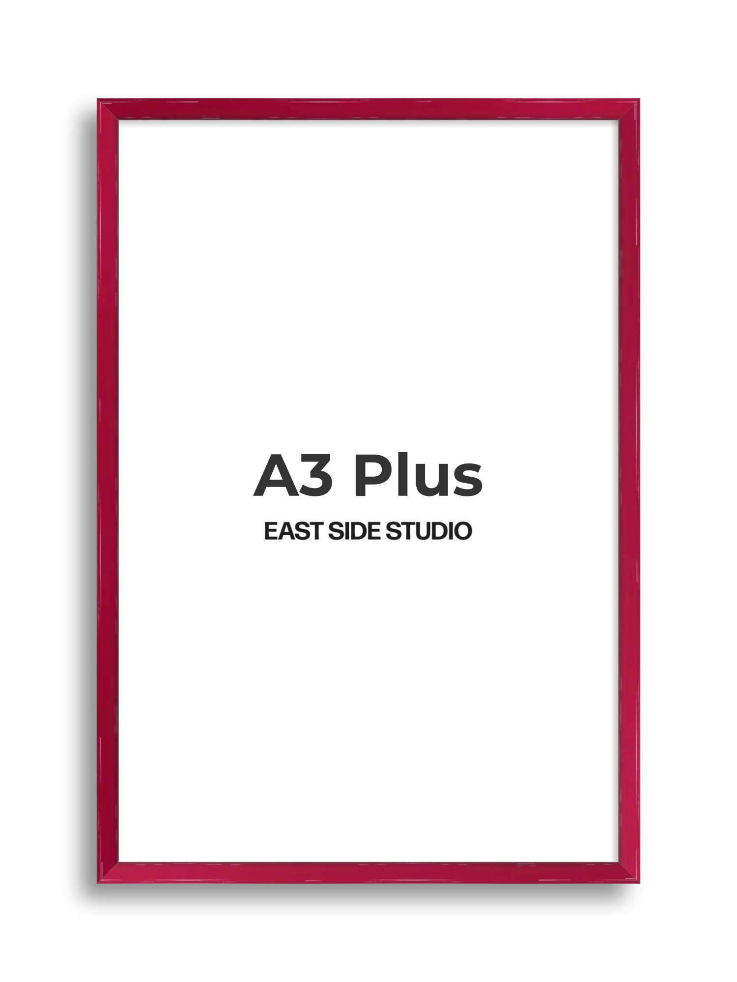 Crimson Red Gloss A3 Plus picture frame