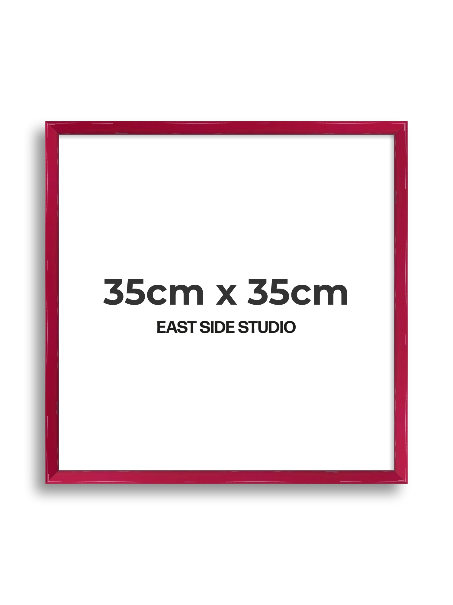 Crimson Red Gloss 35cm x 35cm picture frame