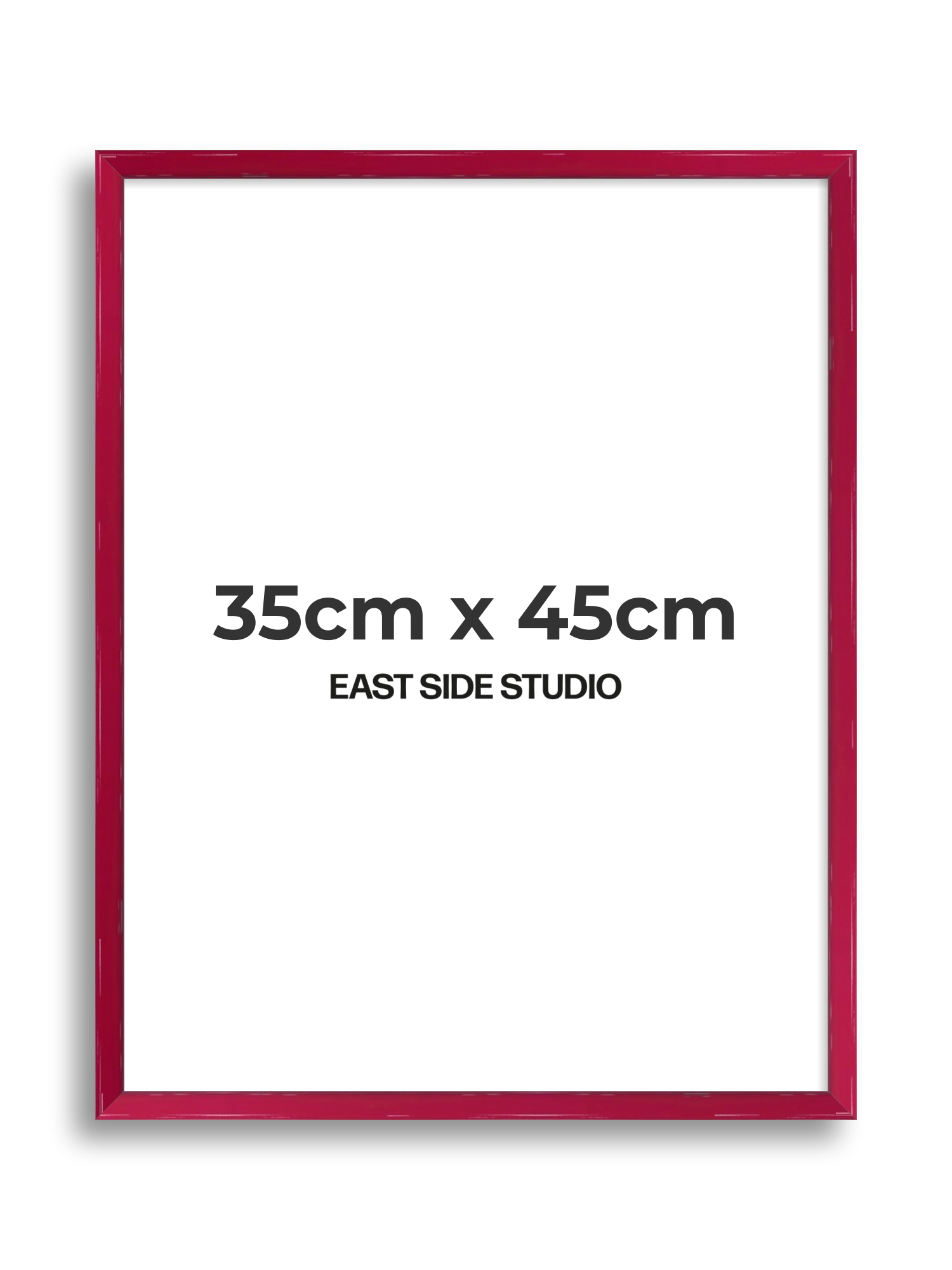 Crimson Red Gloss 35cm x 45cm picture frame