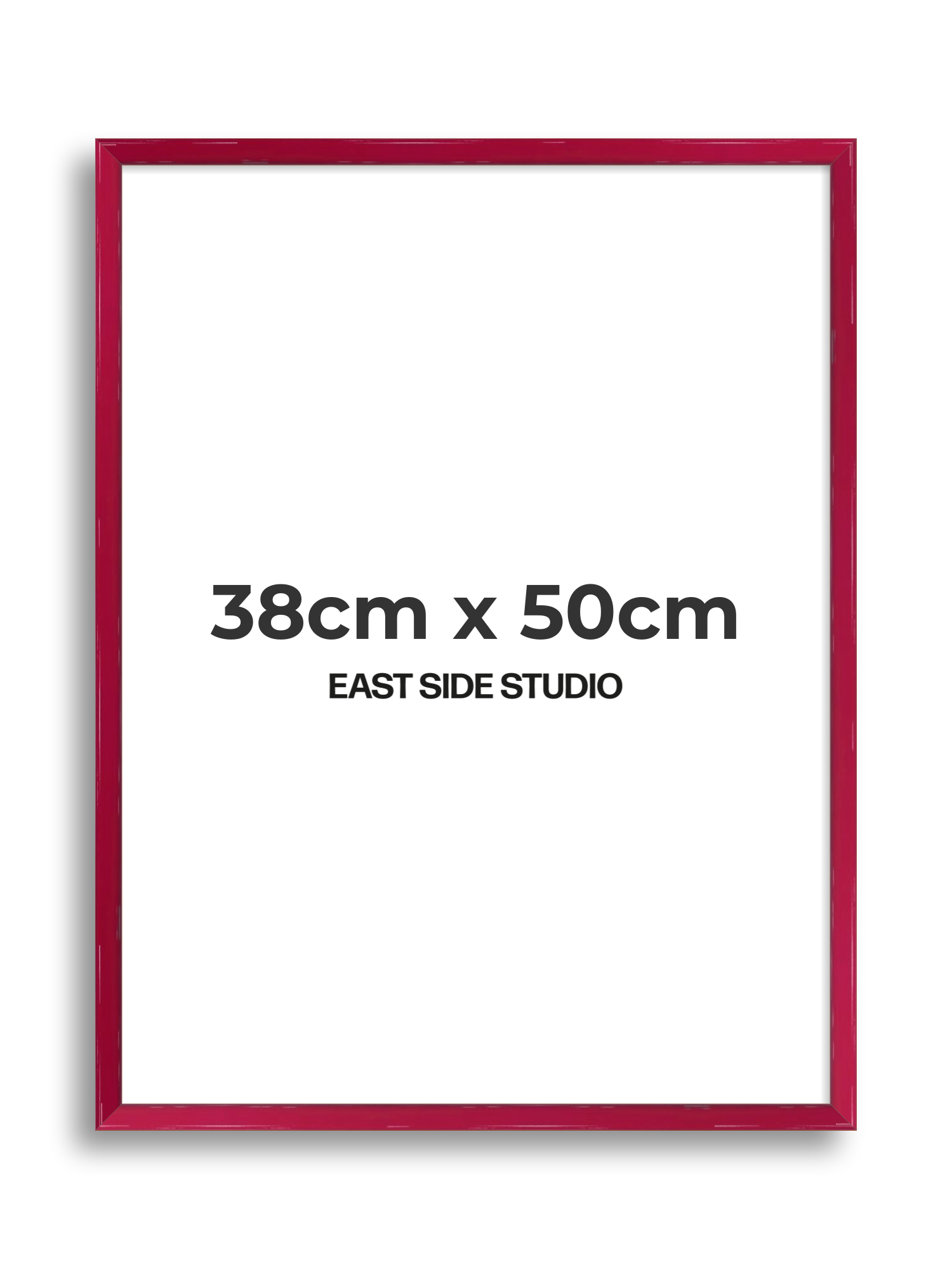 Crimson Red Gloss 38cm x 50cm picture frame