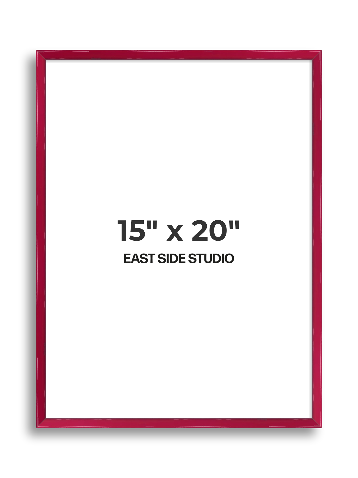 Crimson Red Gloss 15" x 20" picture frame