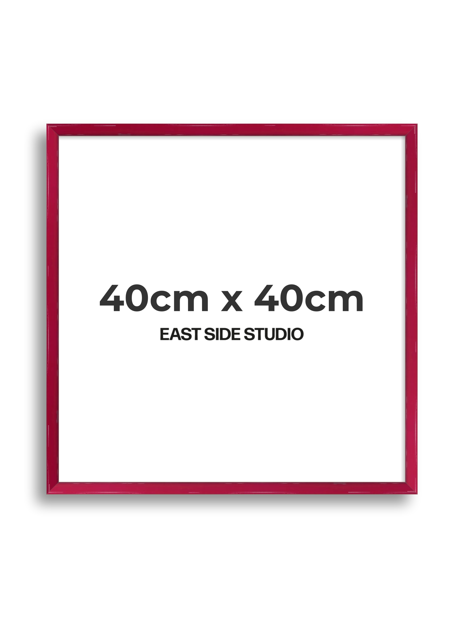 Crimson Red Gloss 40cm x 40cm picture frame