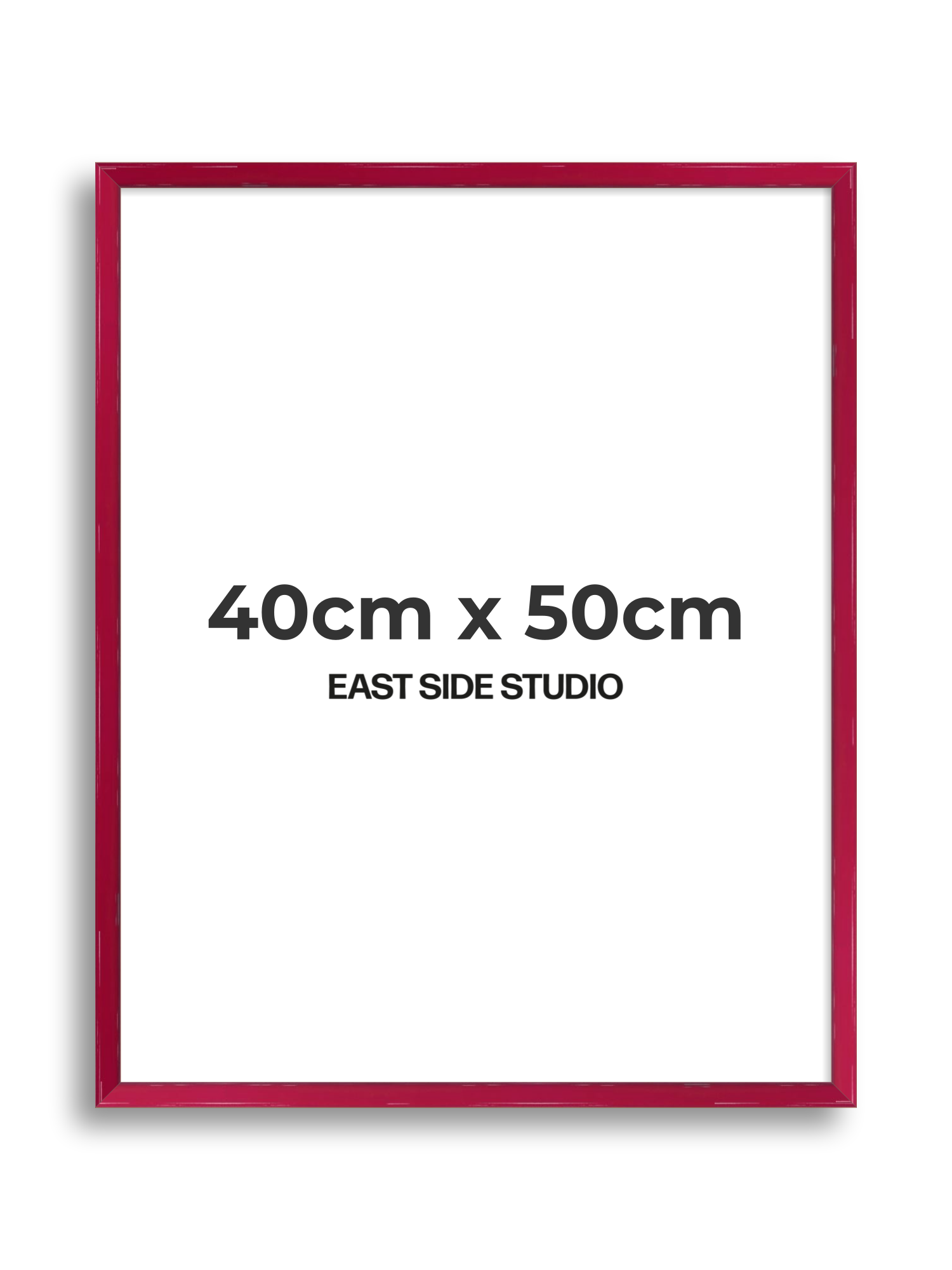Crimson Red Gloss 40cm x 50cm picture frame