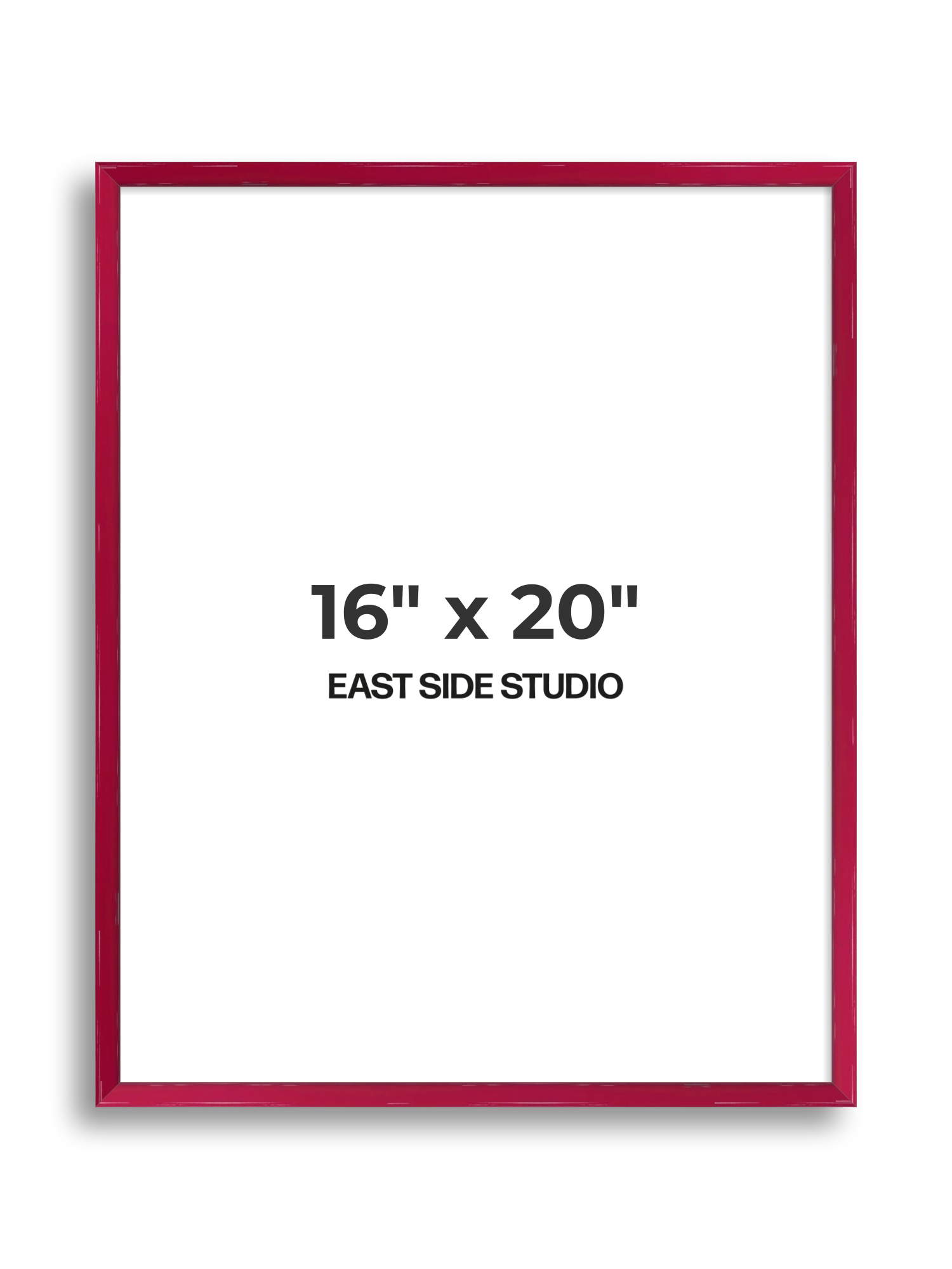 Crimson Red Gloss 16" x 20" picture frame
