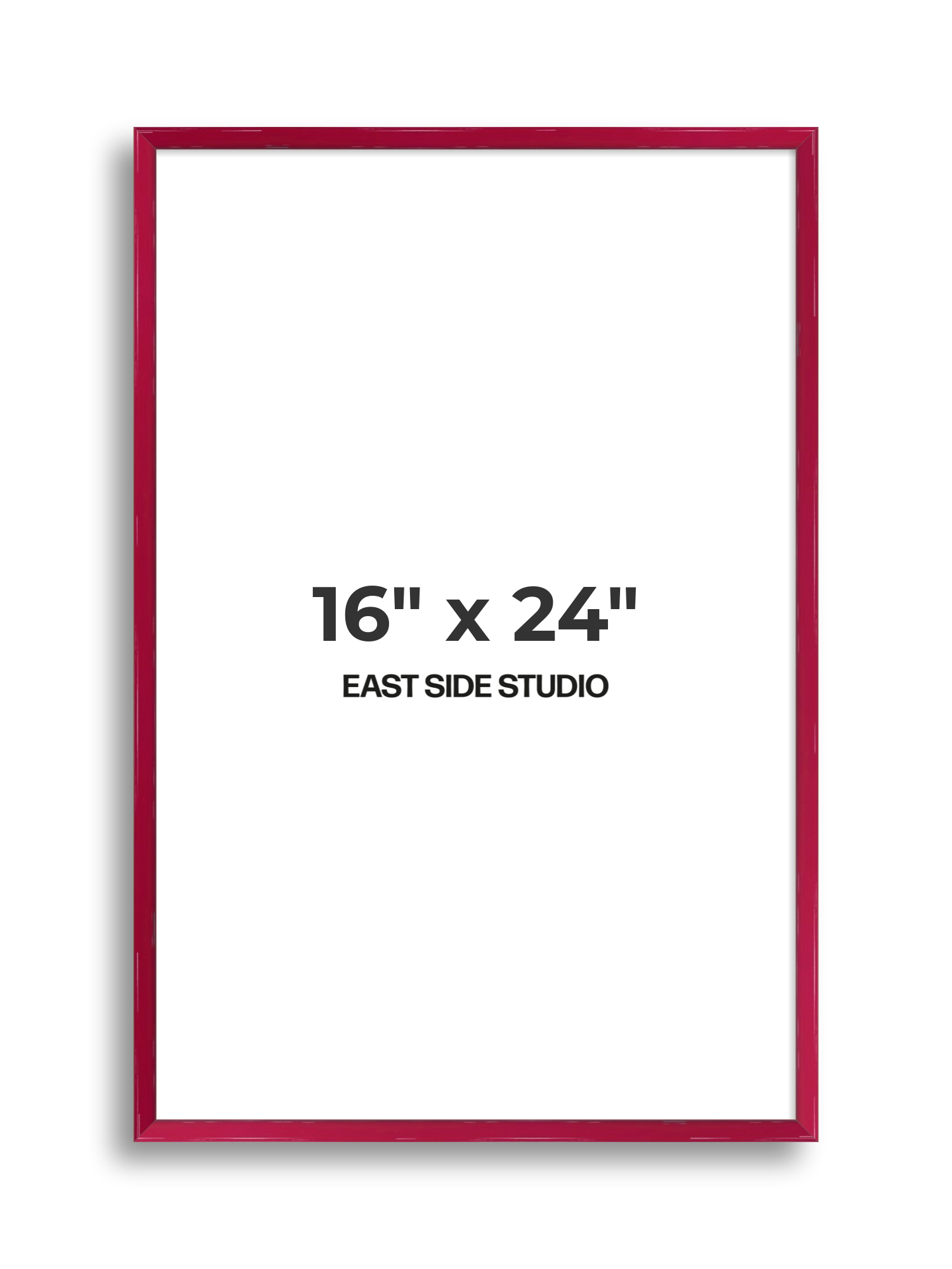 Crimson Red Gloss 16" x 24" picture frame