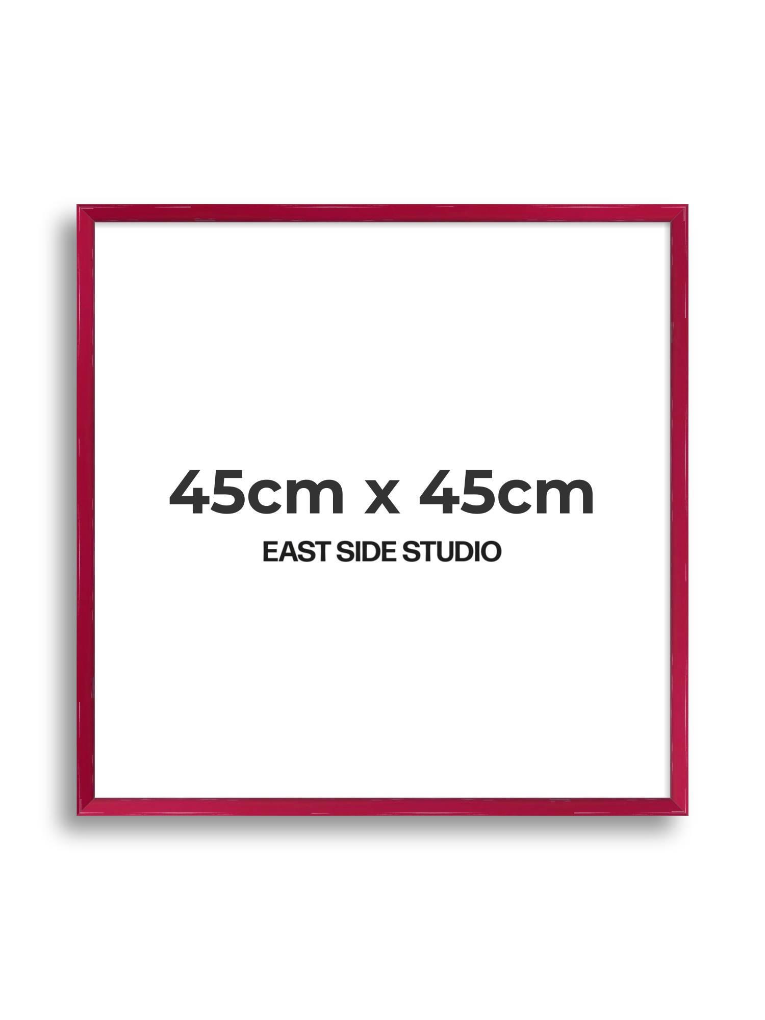 Crimson Red Gloss 45cm x 45cm picture frame